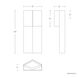 Dusk 1 Light 14 inch Black-Dark Walnut Outdoor Wall Light