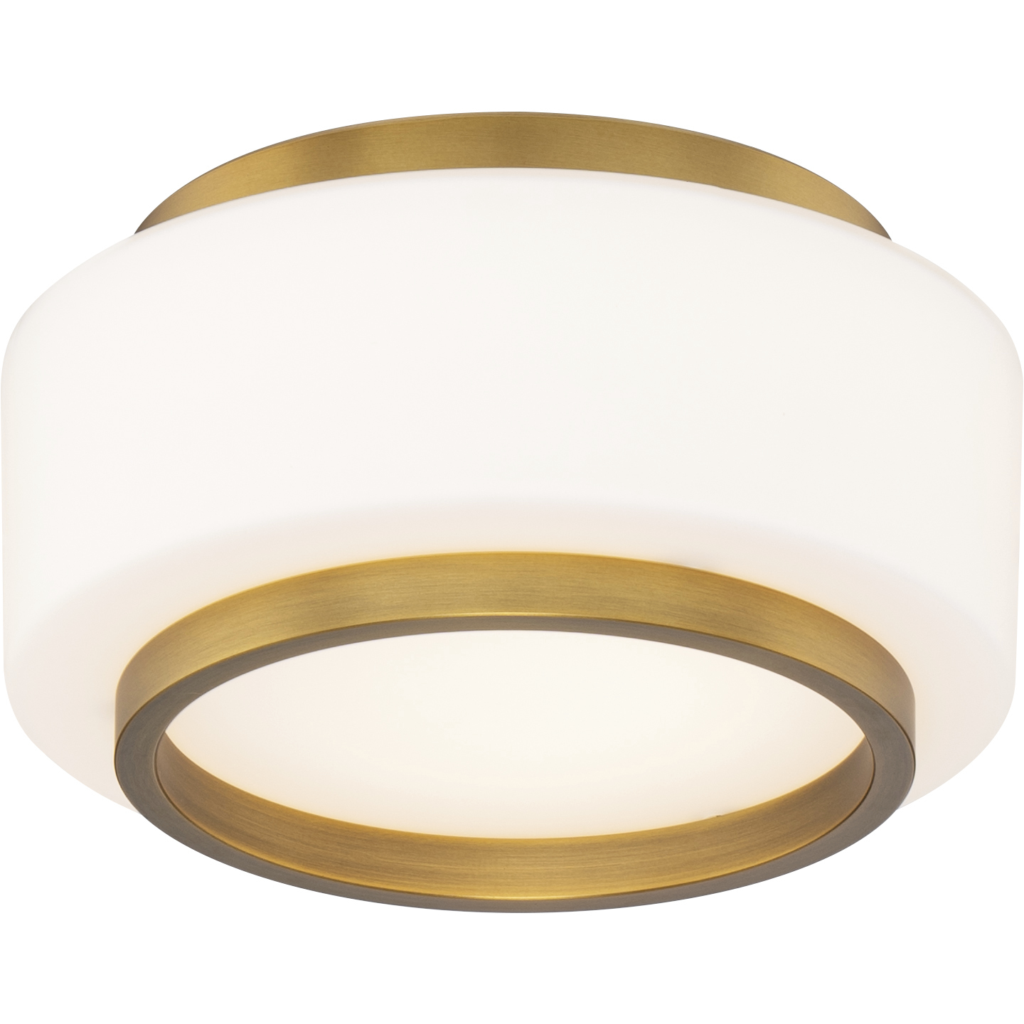 Preston LED 7.8 inch Aged Brass Indoor Ceiling Lighting in 4000K