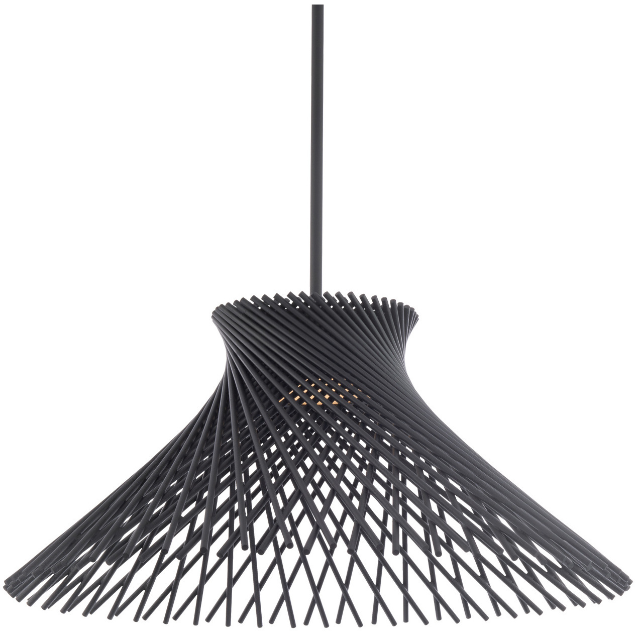 Modern Forms PD-74223-BK Zenya 1 Light 23.13 inch Black Pendant
