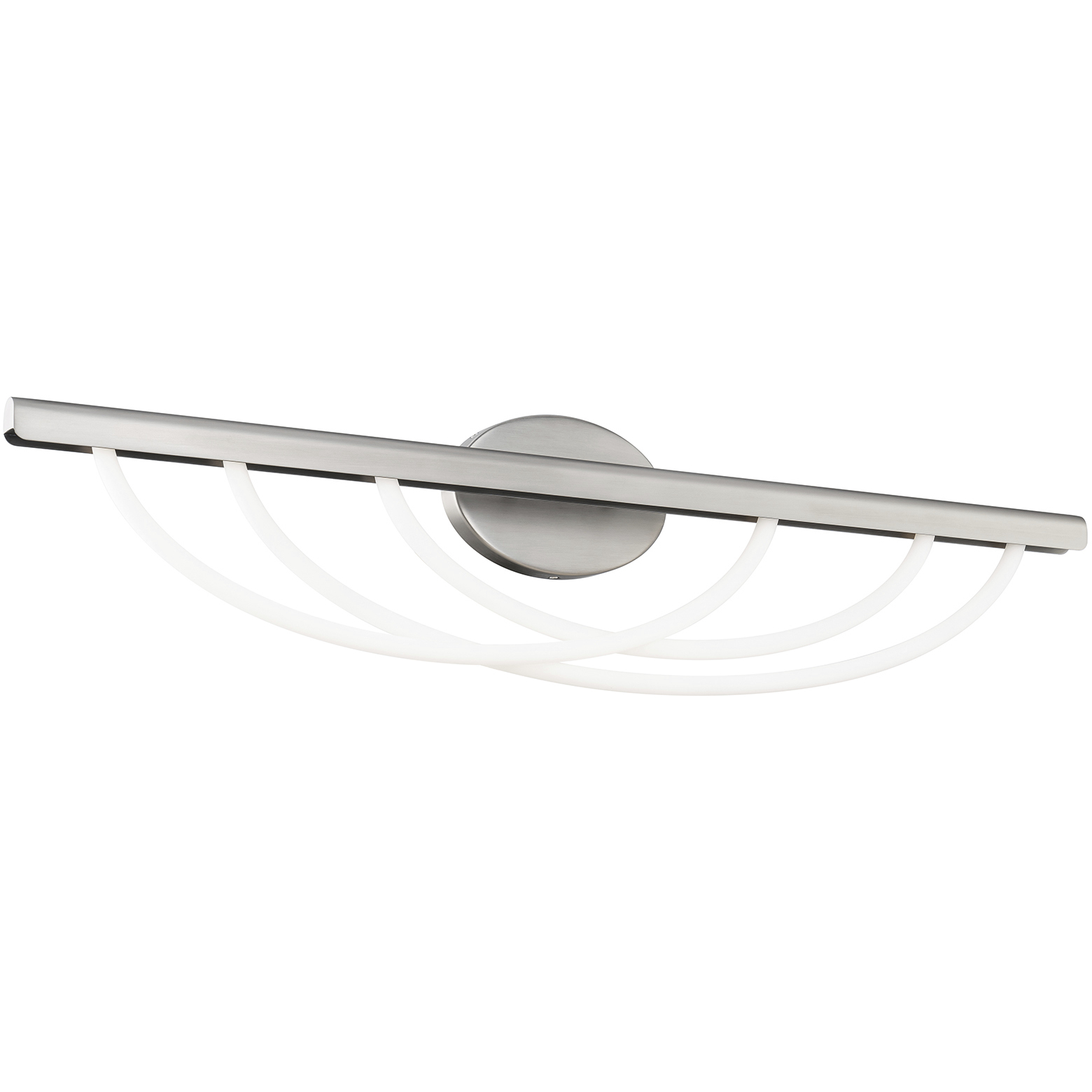 Swoop 1 Light 34 inch Brushed Nickel Bath Vanity Light Wall Light