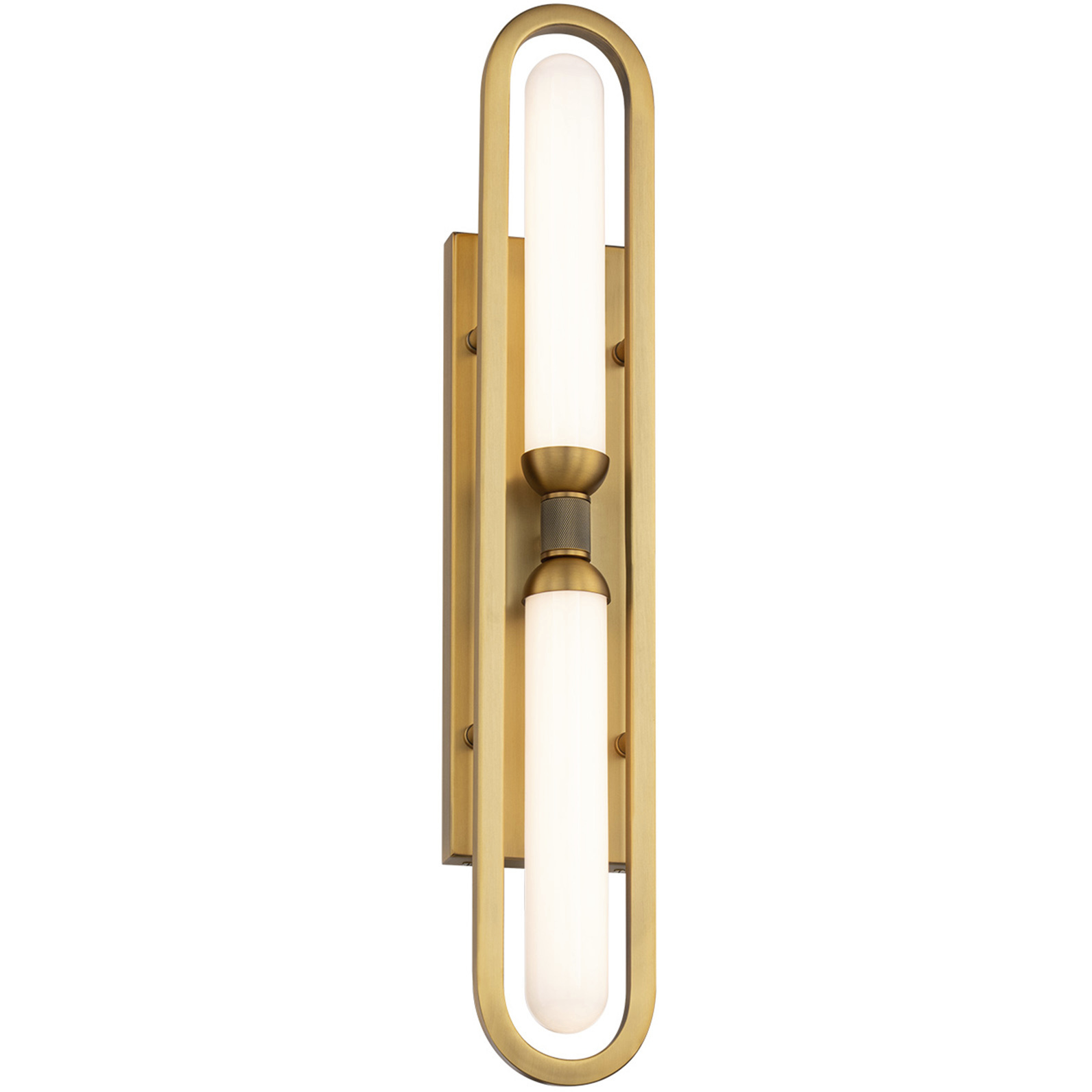 Whitt LED 3.25 inch Aged Brass ADA Wall Sconce Wall Light