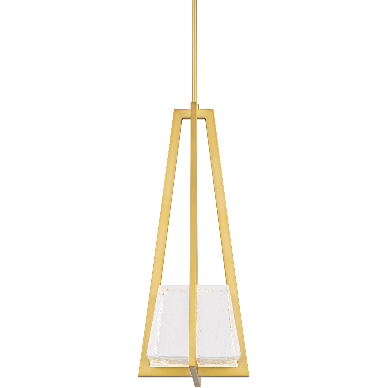 Karie LED 8.25 inch Aged Brass Mini-Pendant Ceiling Light