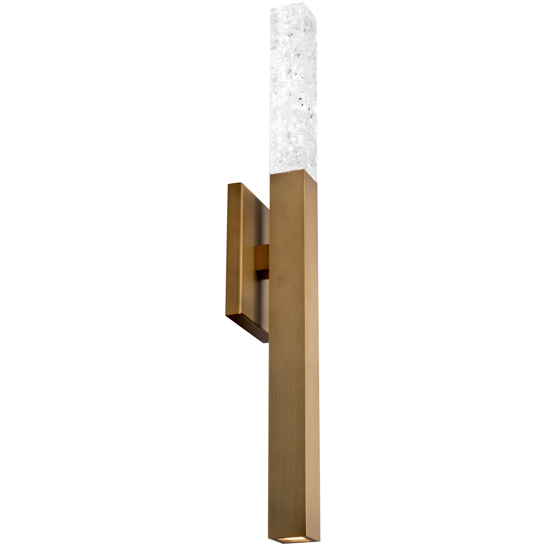 Minx LED 3.25 inch Aged Brass ADA Wall Sconce Wall Light