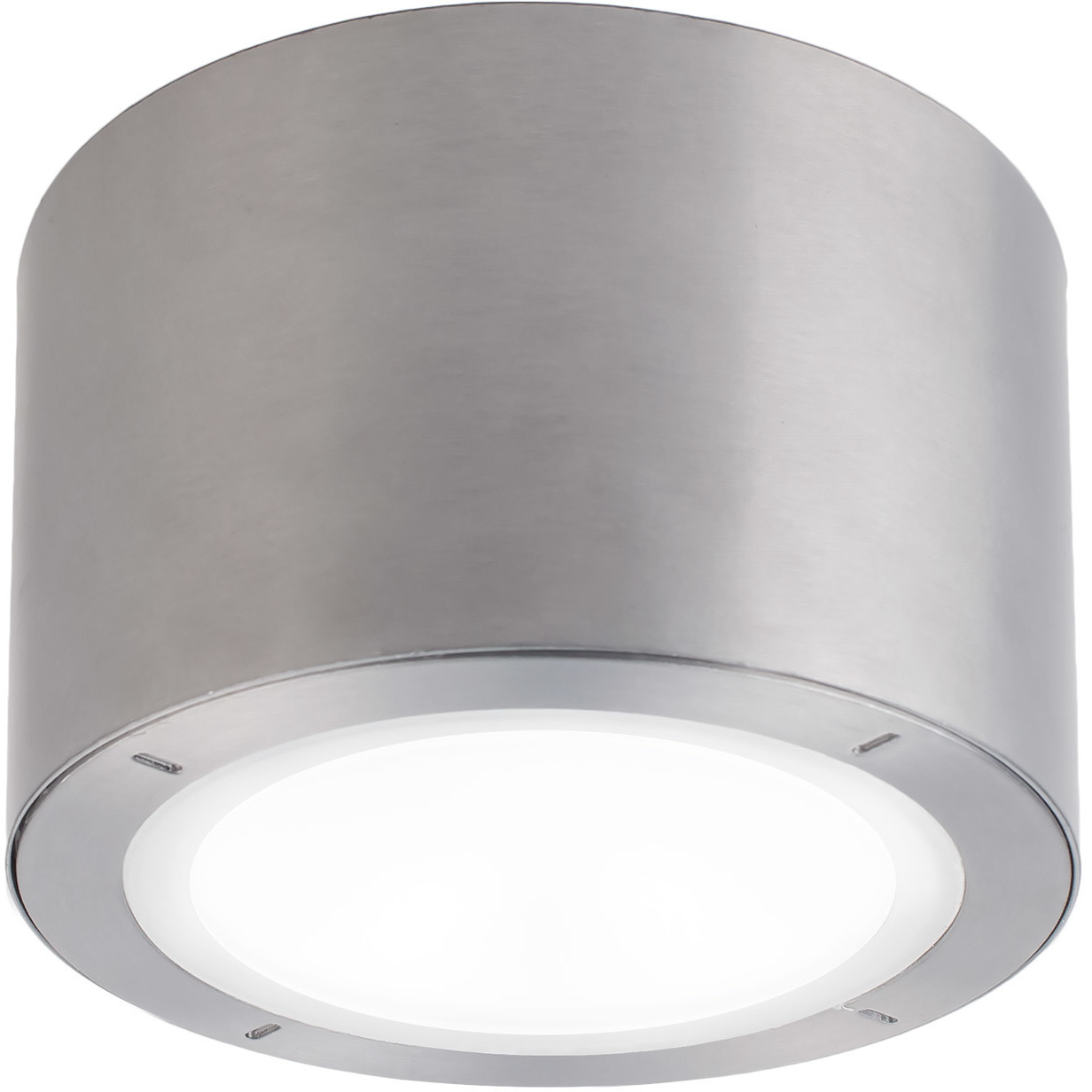 Vessel LED 5.5 inch Brushed Aluminum Flush Mount Ceiling Light in 3000K
