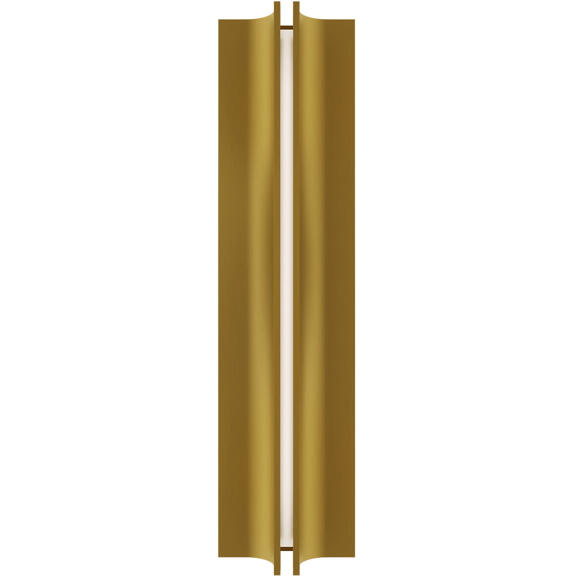 Strait LED 4 inch Aged Brass ADA Indoor Wall Lighting in 3000K