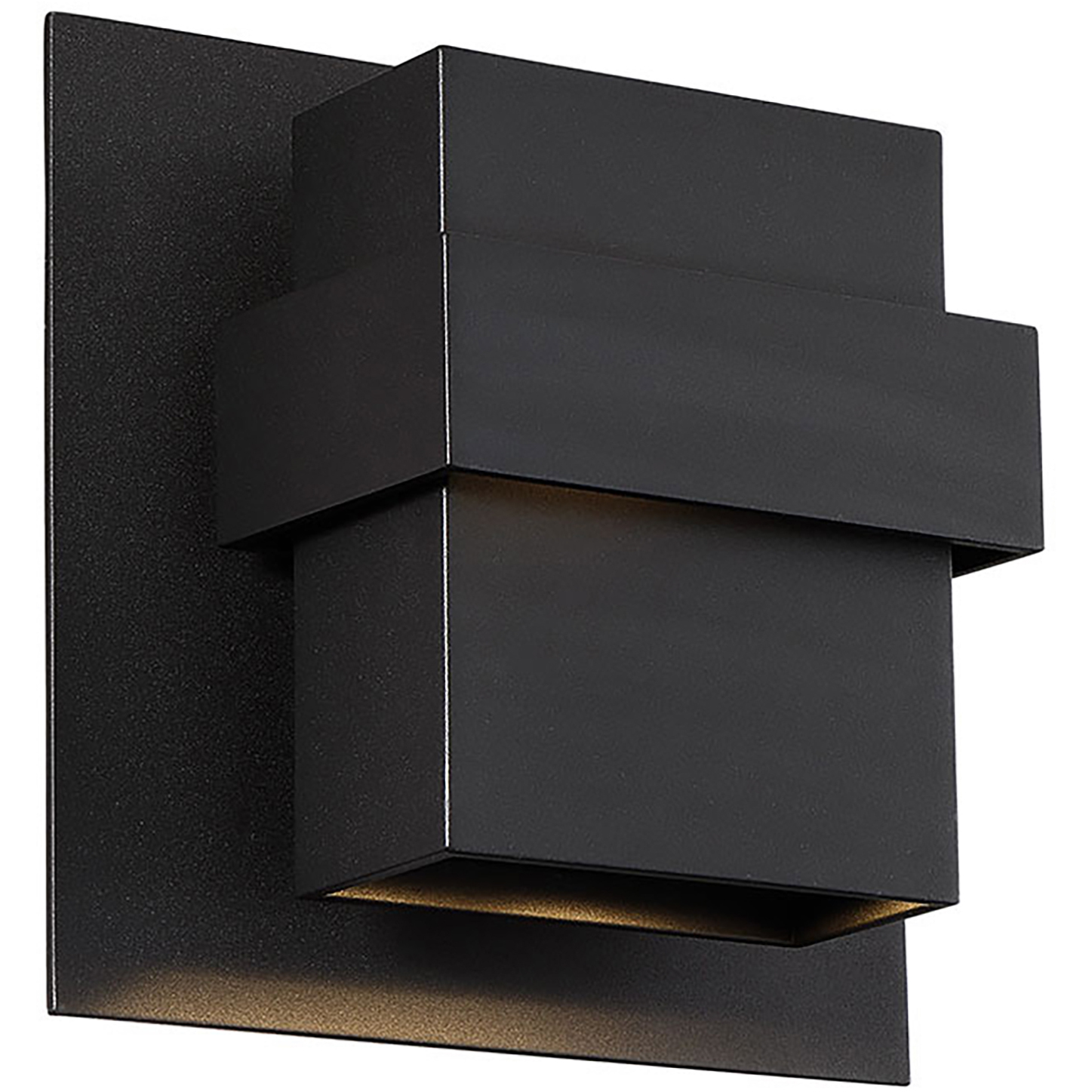 Pandora LED 9 inch Black Outdoor Wall Light in 9in.
