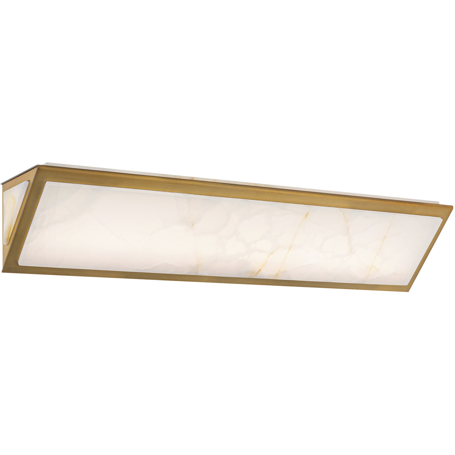 Lena LED 28 inch Aged Brass Bath Vanity & Wall Light