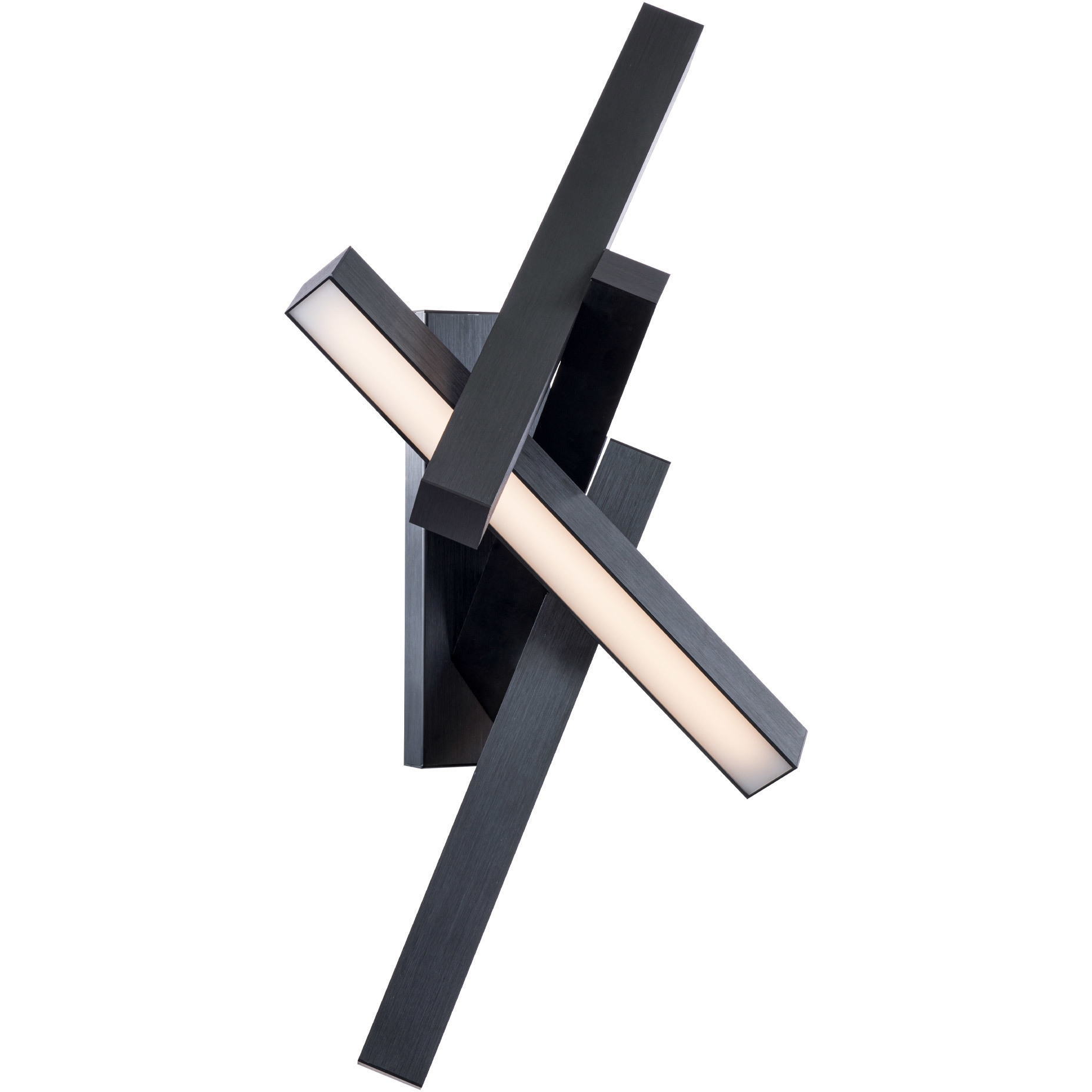Chaos LED 12.63 inch Black Wall Sconce Wall Light