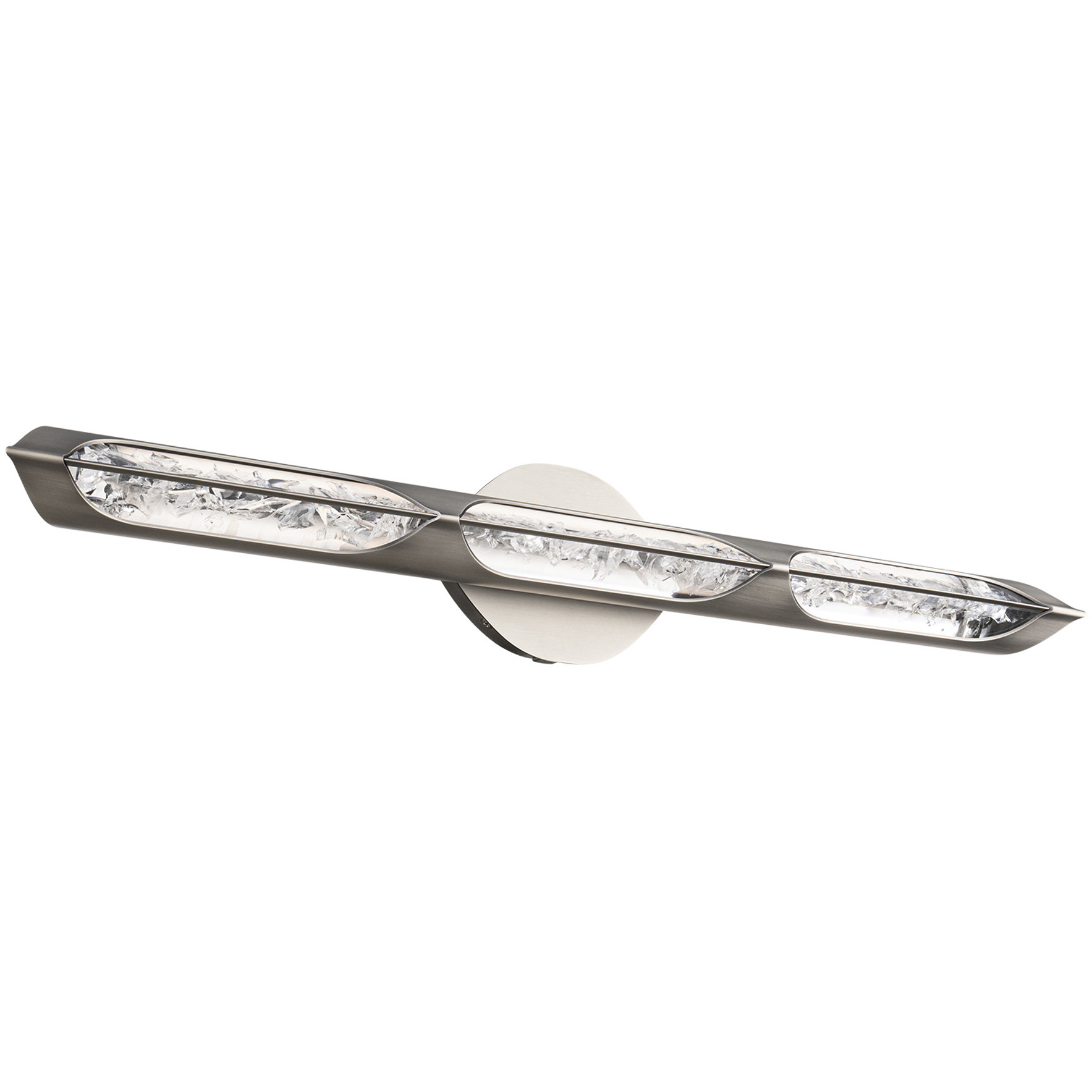 Hadleigh LED 32 inch Brushed Nickel Bath Vanity & Wall Light