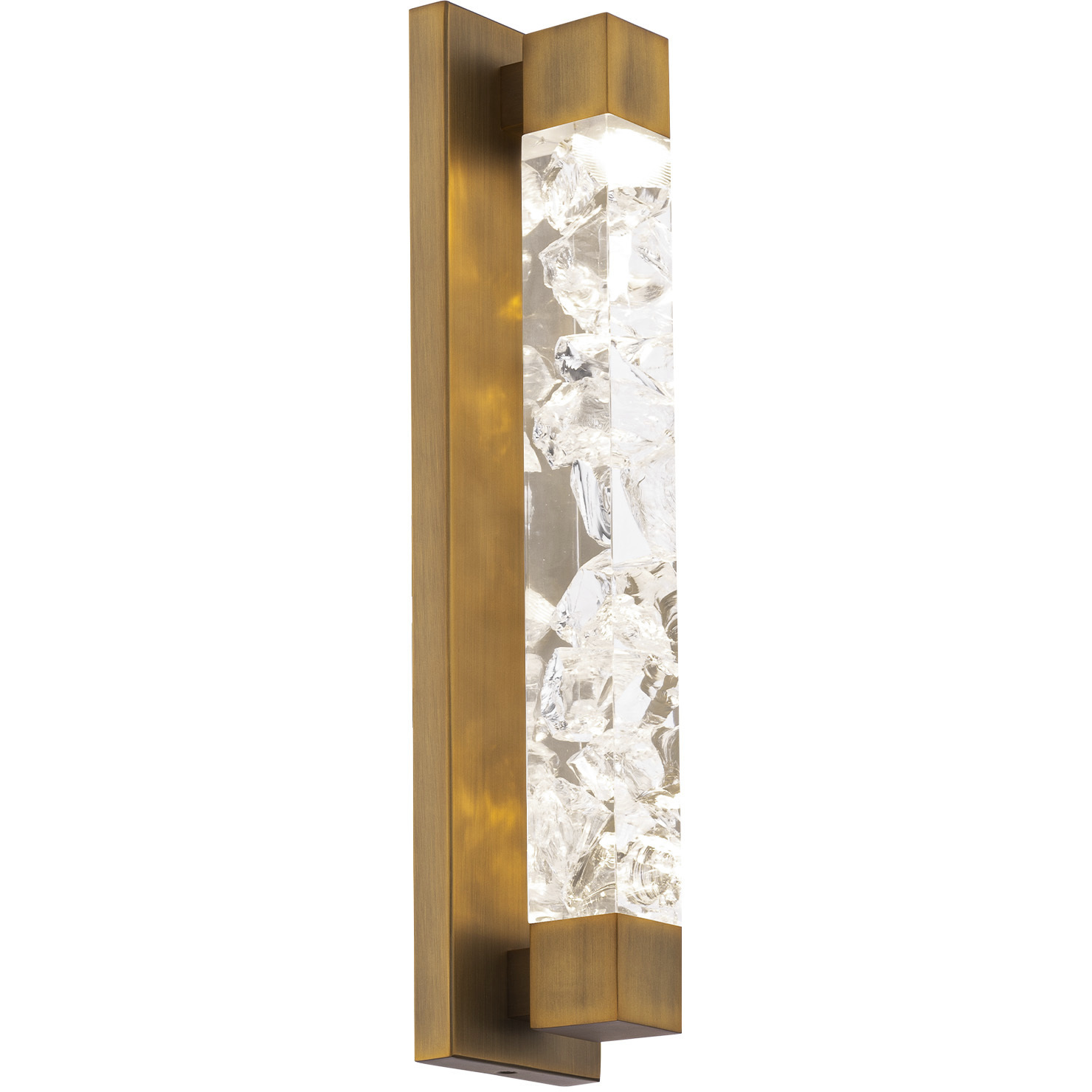 Terra 1 Light 20 inch Aged Brass Vanity Bath Light Wall Light
