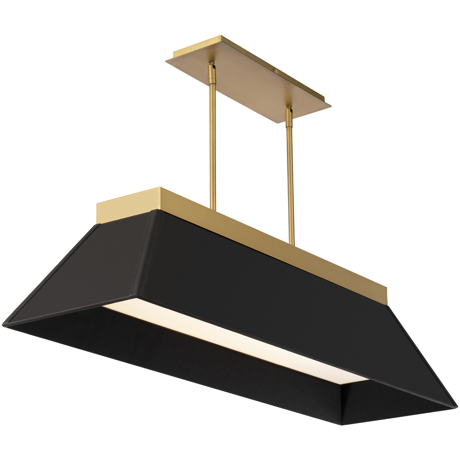 Bentley LED 12 inch Black and Aged Brass Mini-Pendant Ceiling Light