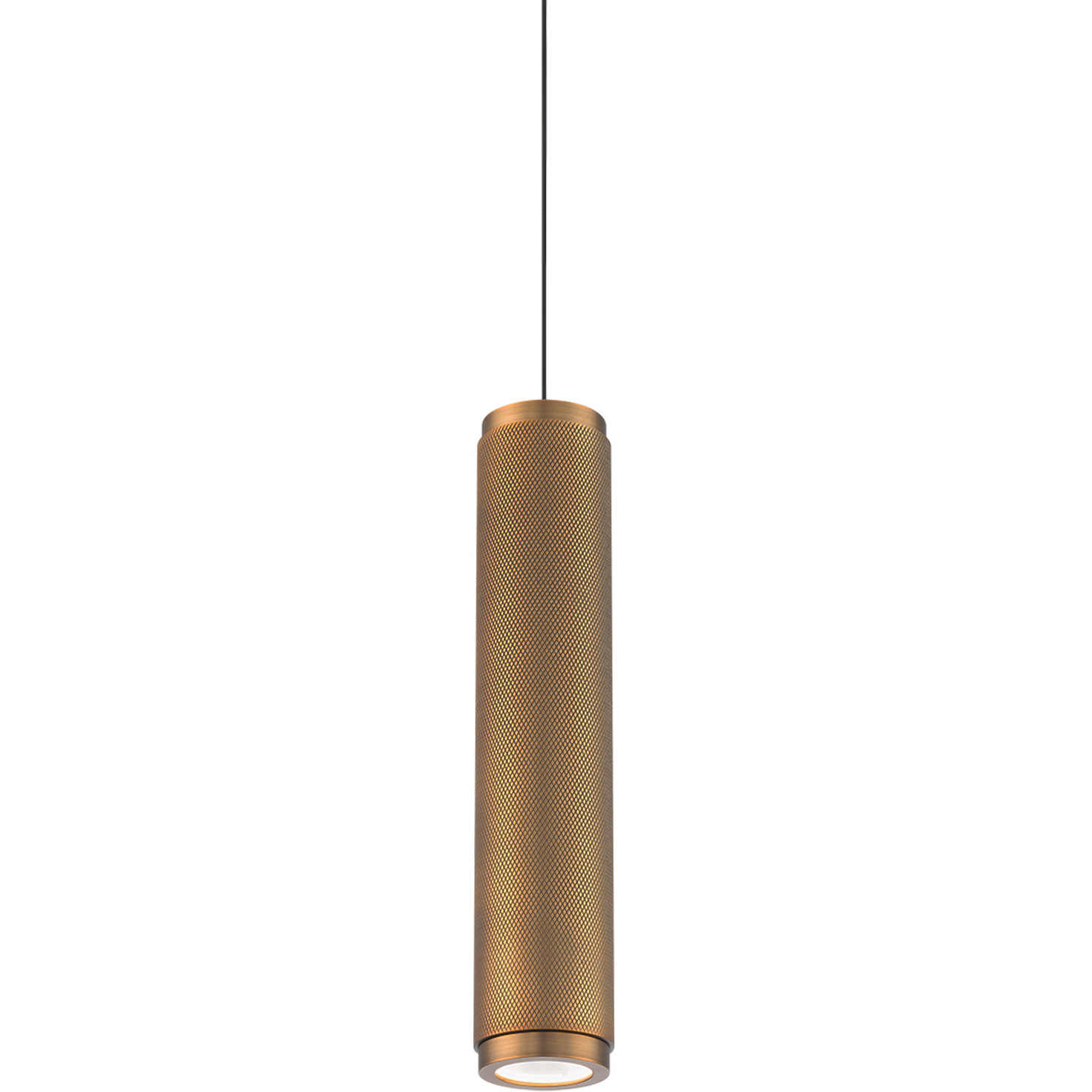 Burning Man 1 Light 2.75 inch Aged Brass Mini Pendant Ceiling Light