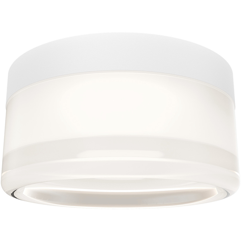 Tuck II LED 5.38 inch Black Outdoor Flush Mount
