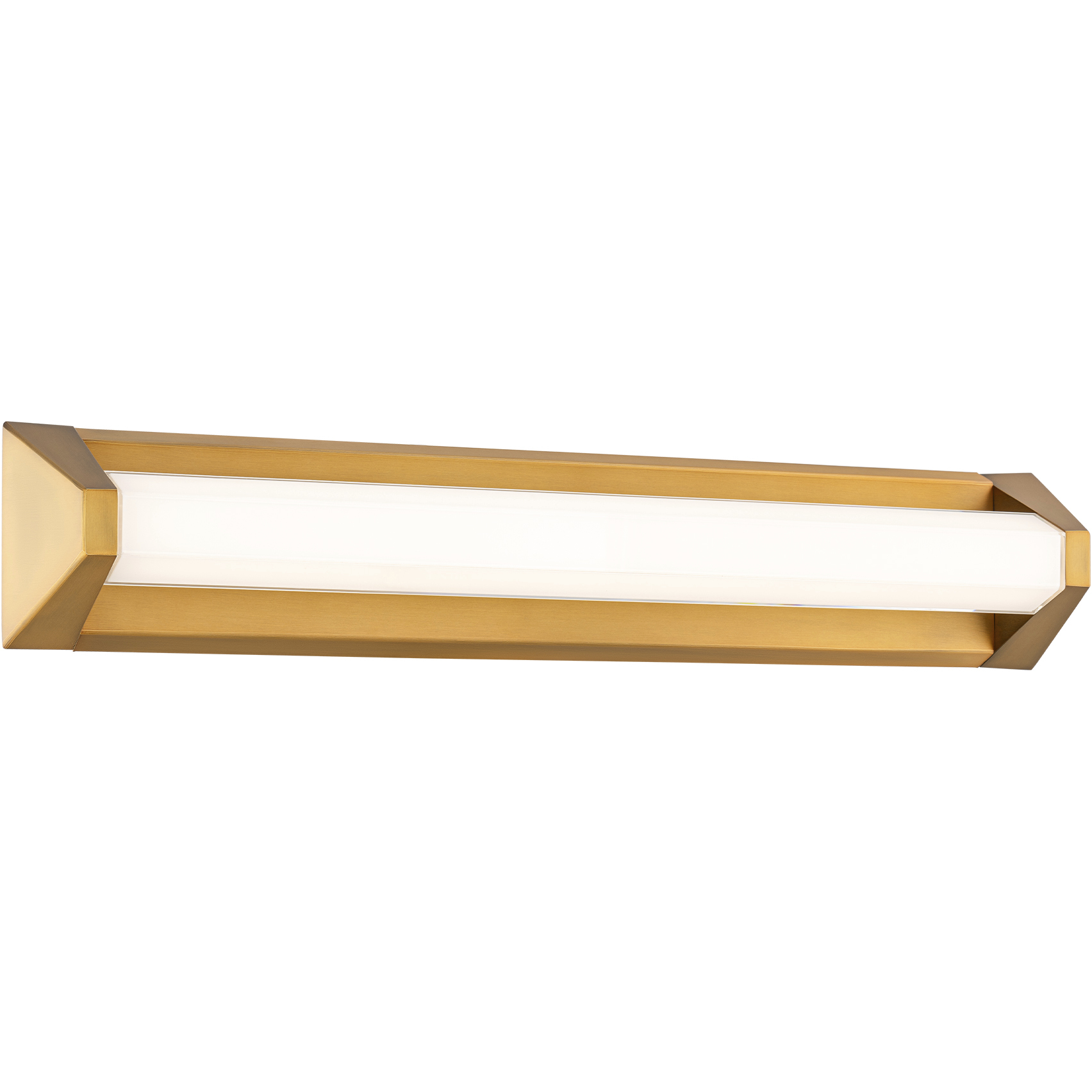 Swale LED 4 inch Aged Brass ADA Indoor Wall Lighting in 3000K