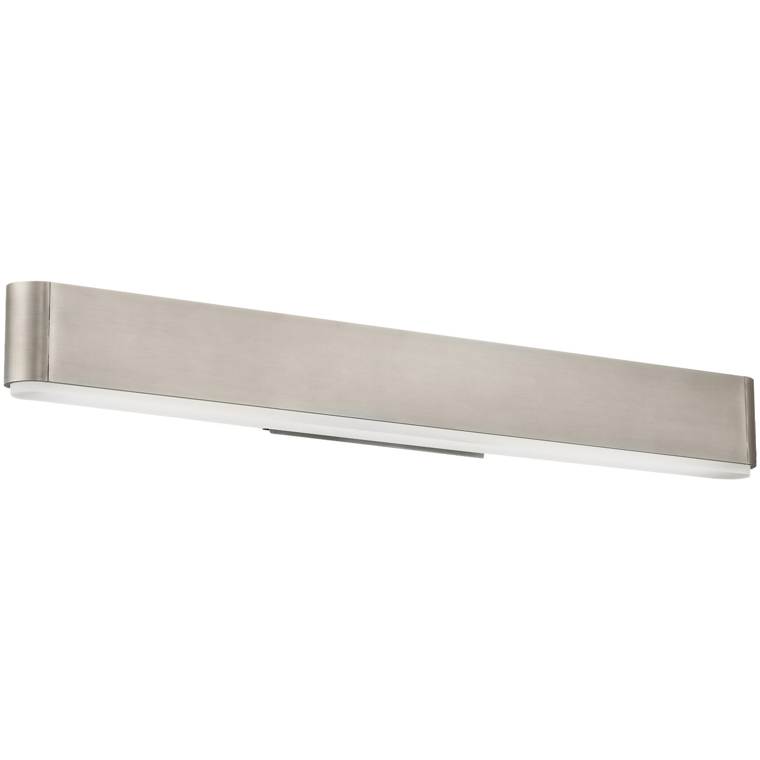 0 to 60 LED 23.88 inch Brushed Nickel Bath Vanity & Wall Light in 3500K, 24in.