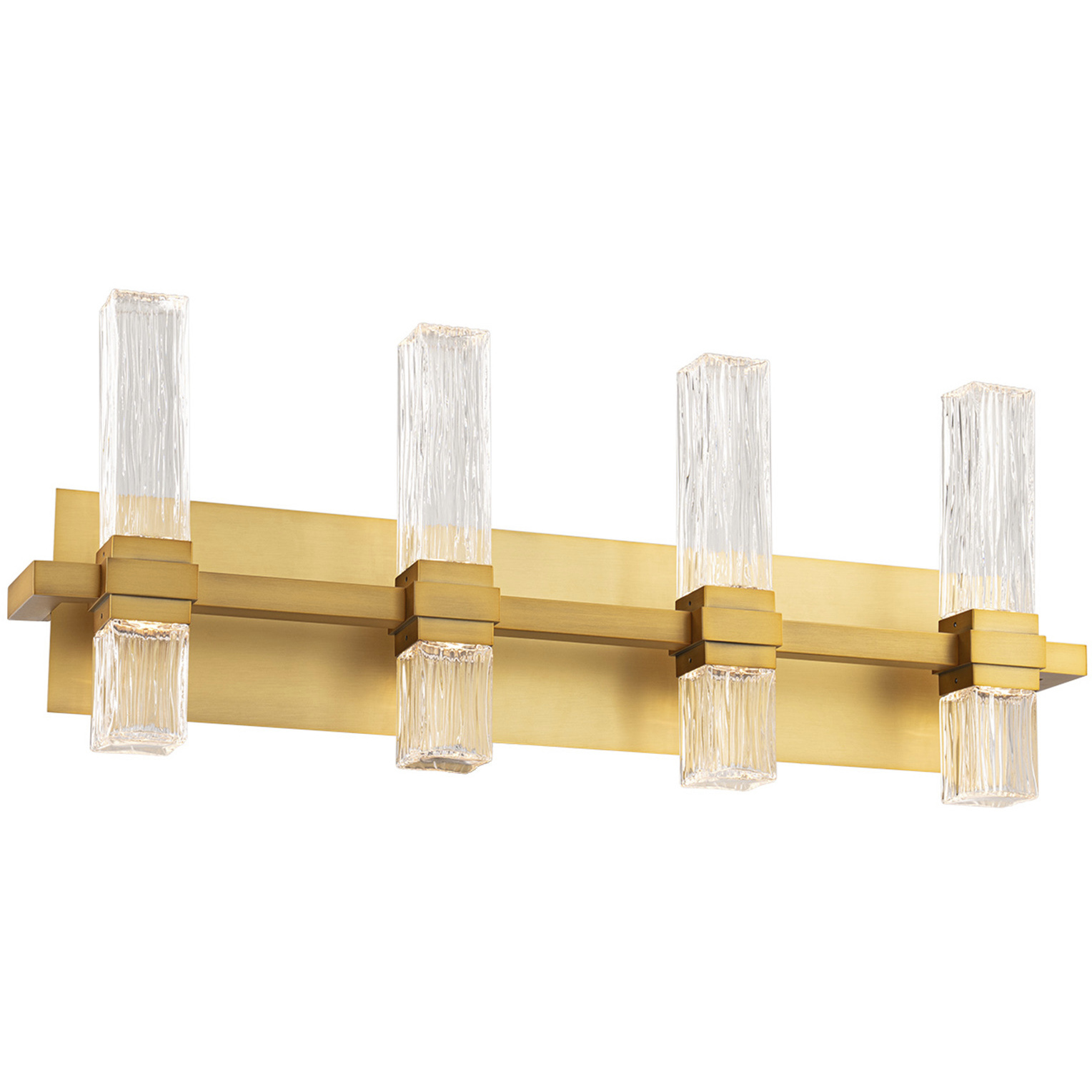 Cinaplex LED 24.5 inch Aged Brass Bath Vanity & Wall Light