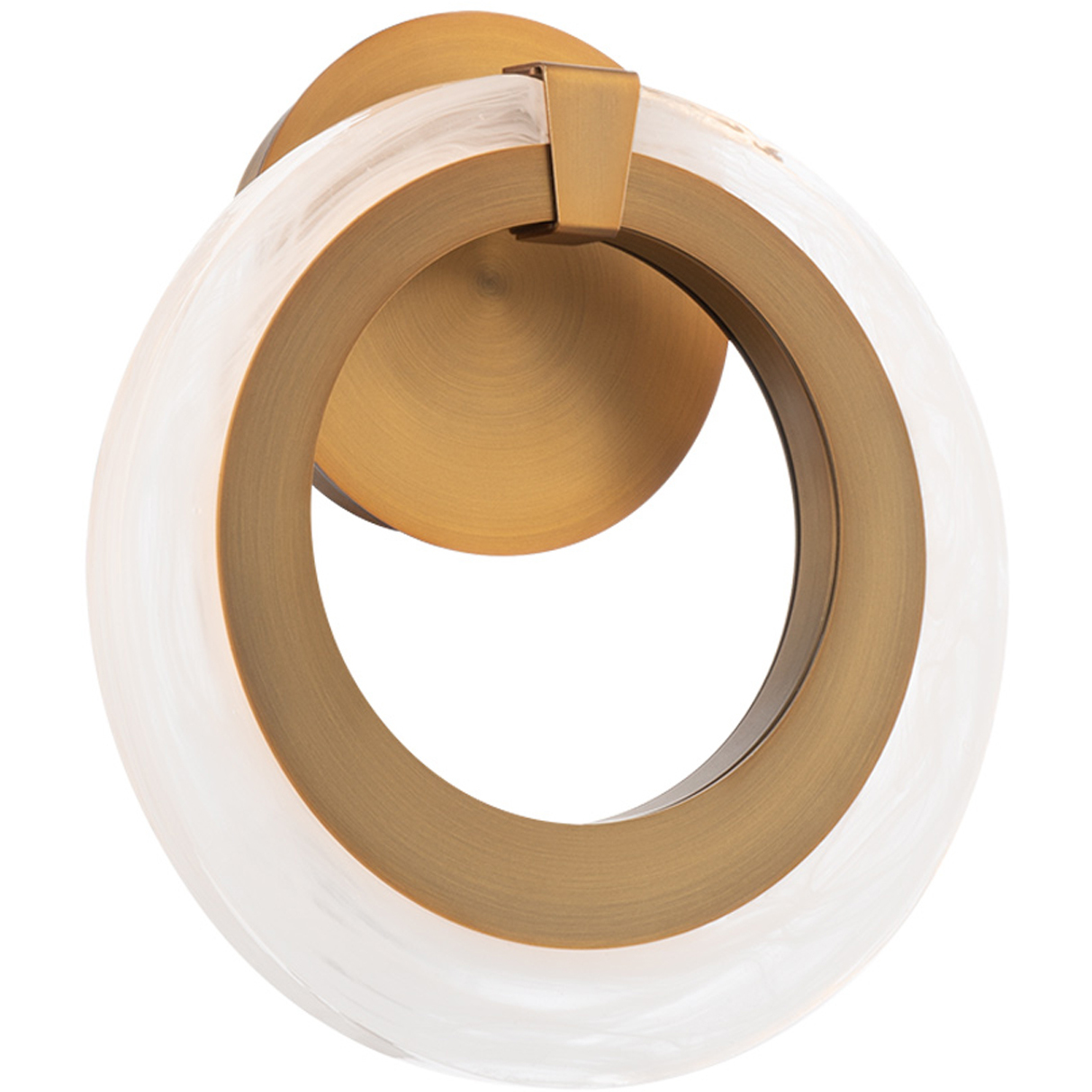 Serenity 1 Light 2.88 inch Aged Brass ADA Wall Sconce Wall Light