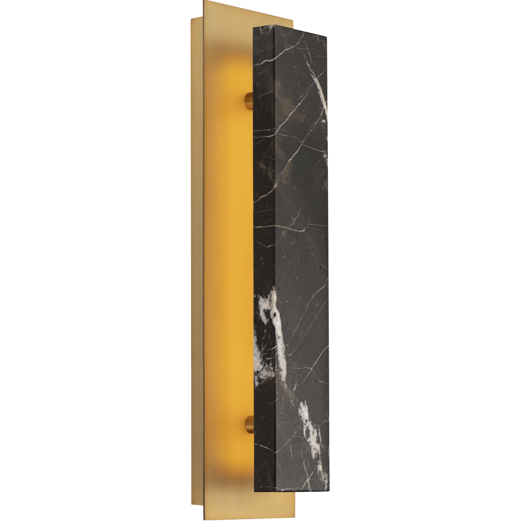 Zurich LED 3.25 inch Black and Aged Brass ADA Wall Sconce Wall Light