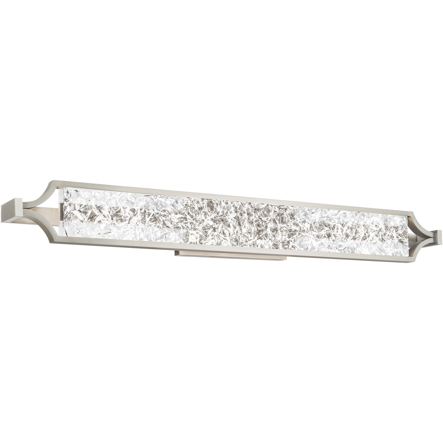Emblem LED 38 inch Brushed Nickel Bath Vanity & Wall Light in 38in.