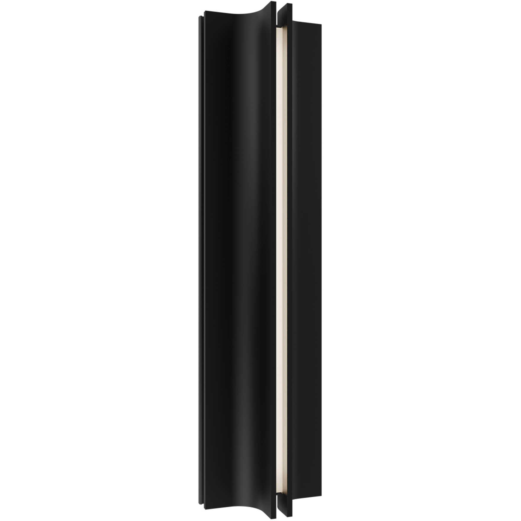Strait LED 22 inch Black Outdoor Wall Lighting in 2700K