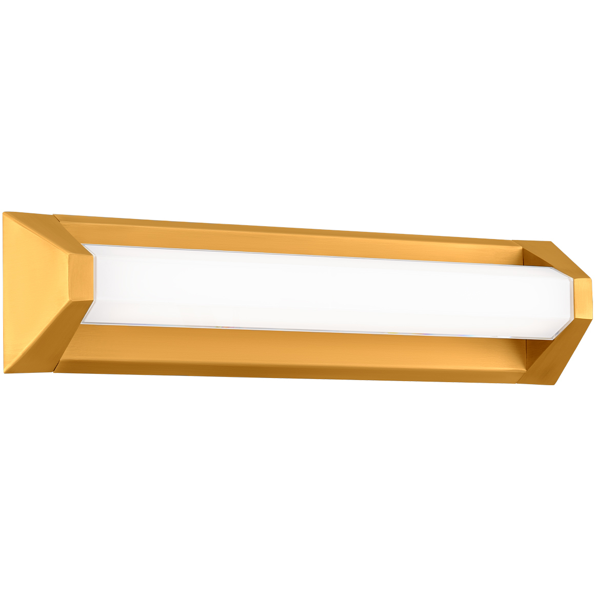 Swale LED 4 inch Aged Brass ADA Indoor Wall Lighting in 3000K