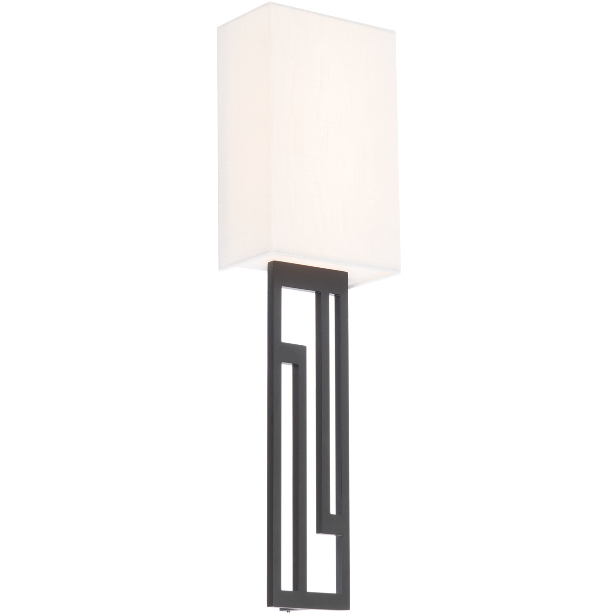 Vander 1 Light 3.5 inch Black ADA Wall Sconce Wall Light in 2700K, 22in