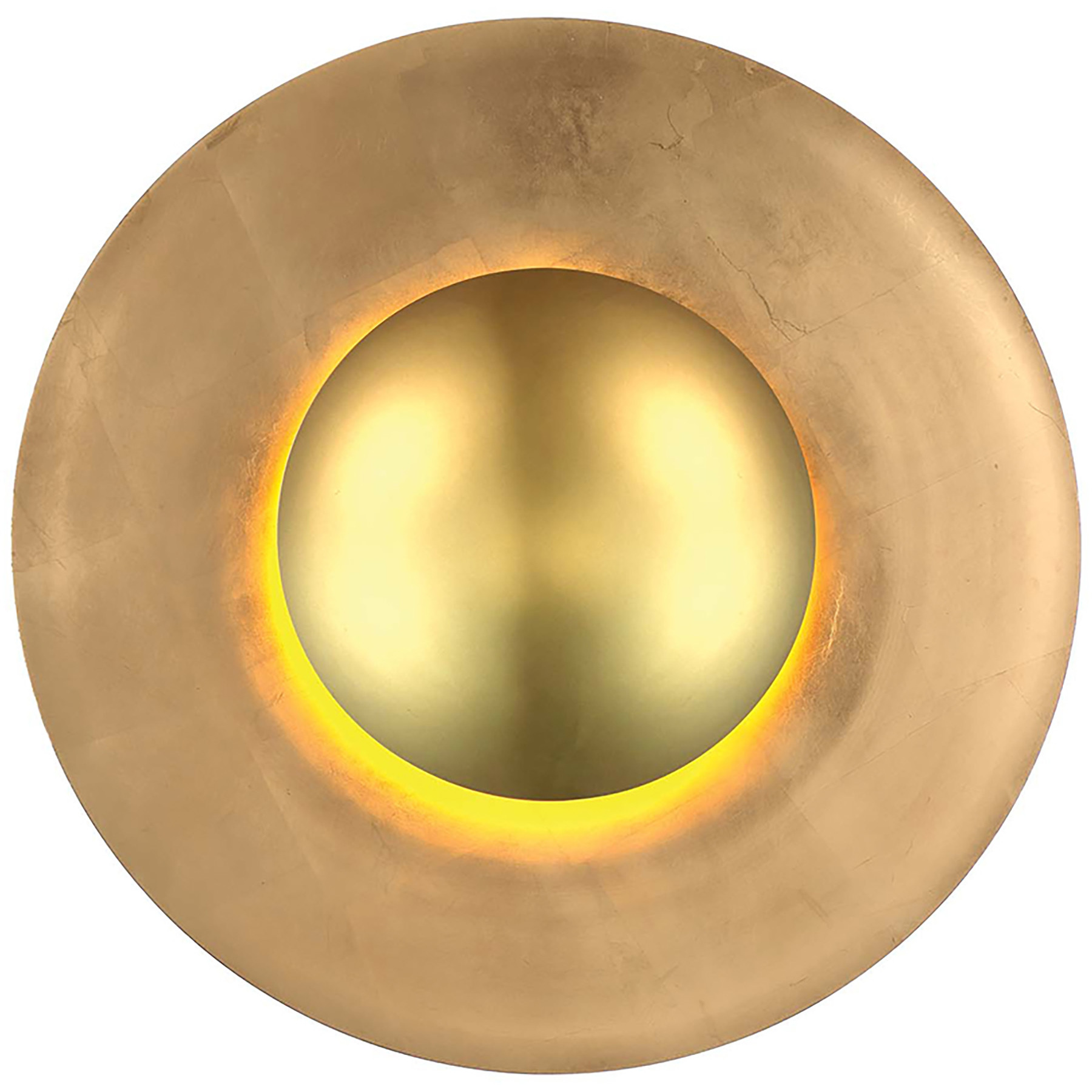 Blaze Wall Sconce Wall Light in 24in., Gold Leaf