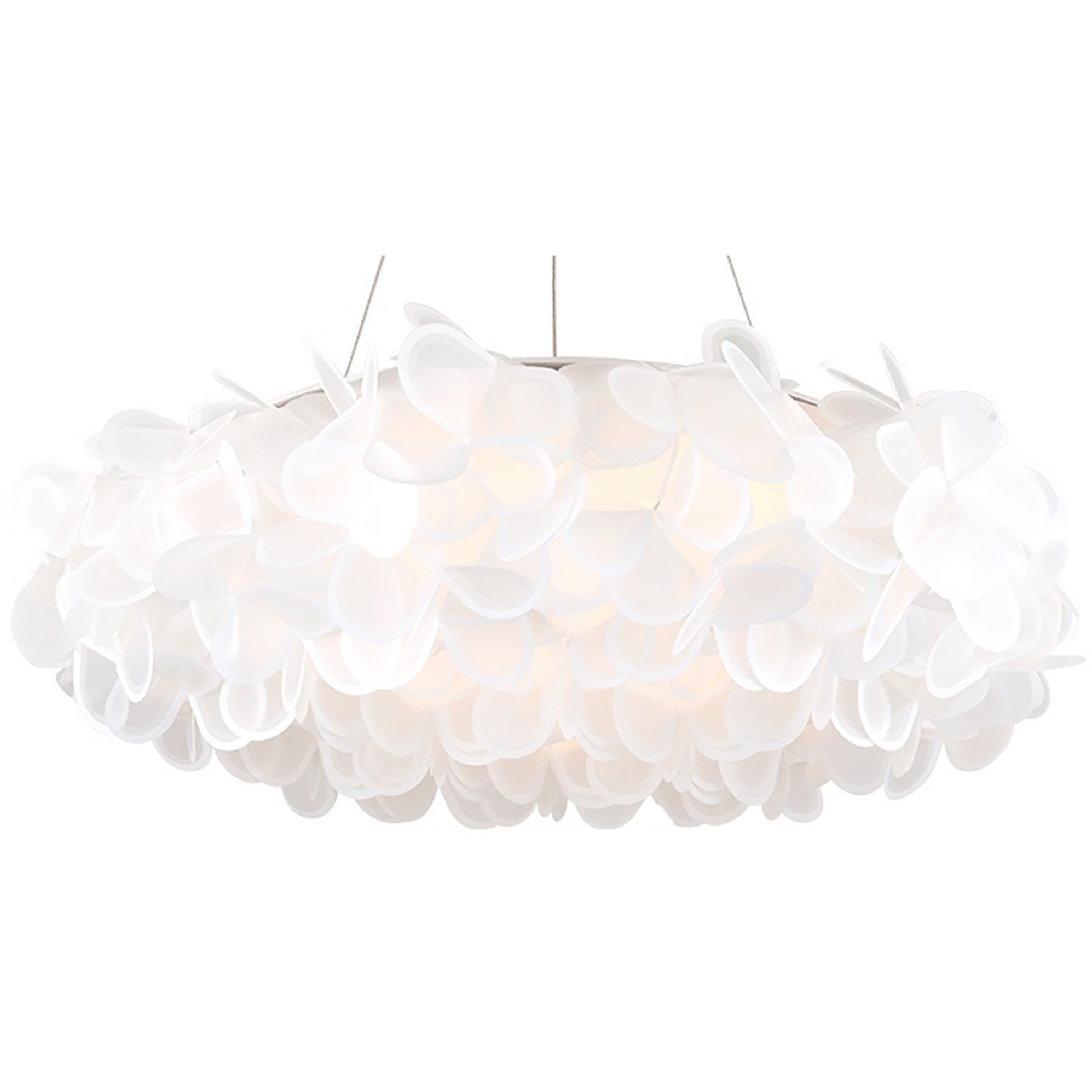 Modern Forms PD-59933-BN Fluffy LED 33 inch Brushed Nickel Pendant