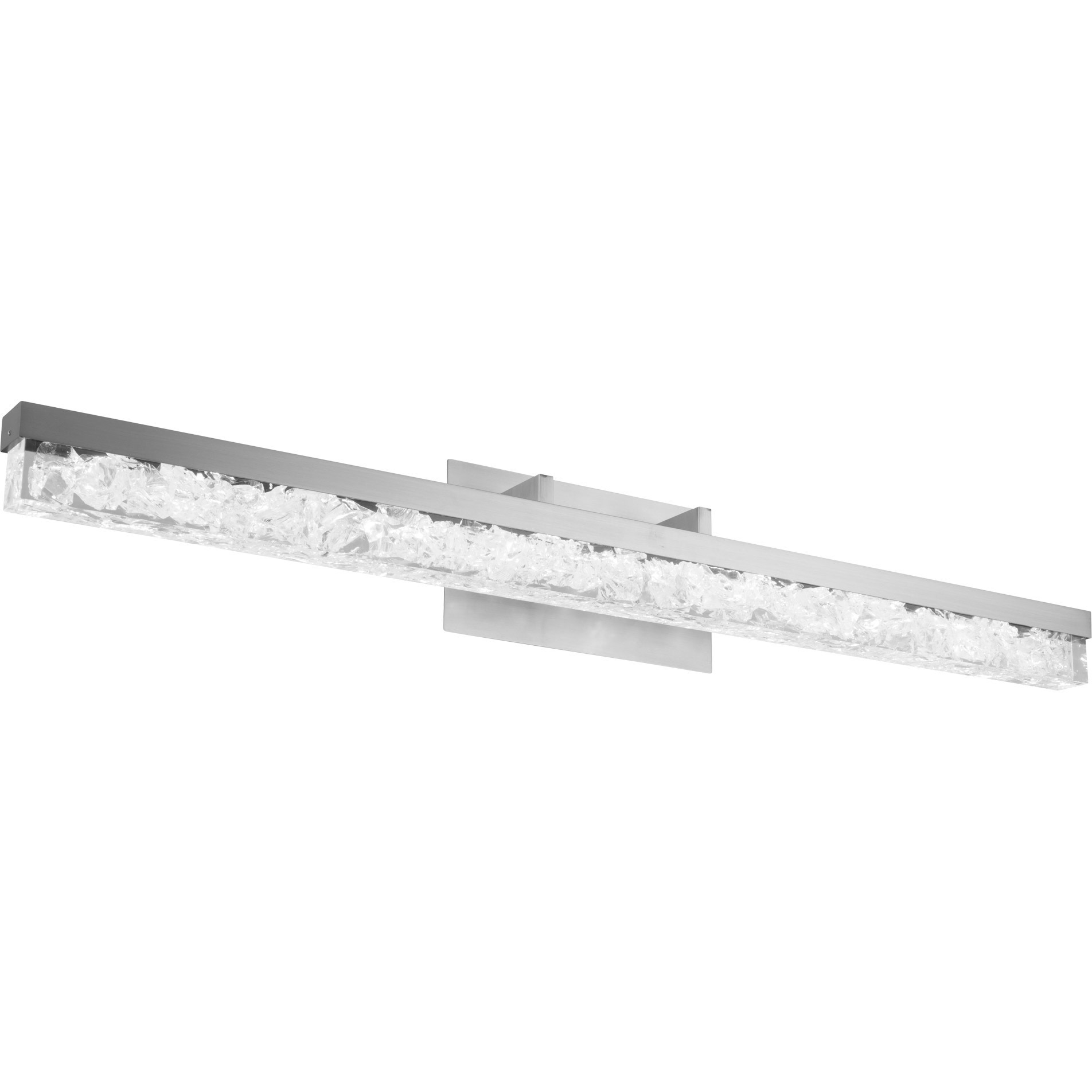 Minx LED 38.5 inch Brushed Nickel Bath Vanity & Wall Light in 39in.