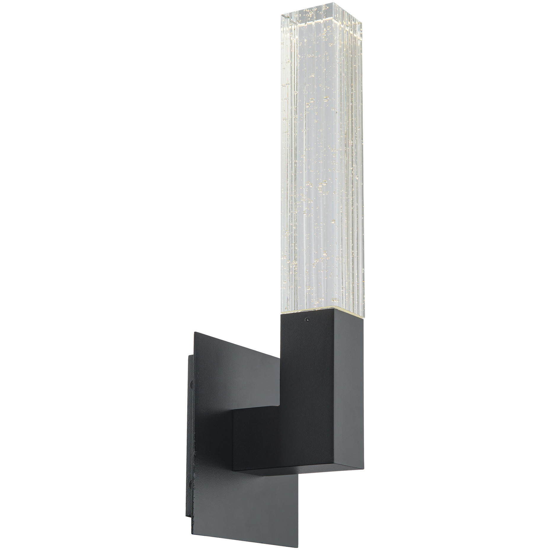 Cinema LED 4 inch Black ADA Wall Sconce Wall Light in 15in.