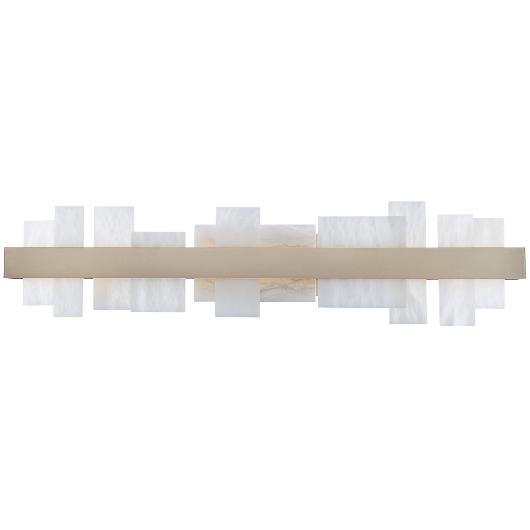 Acropolis 1 Light 37.38 inch Brushed Nickel Bath Vanity & Wall Light in 37in.