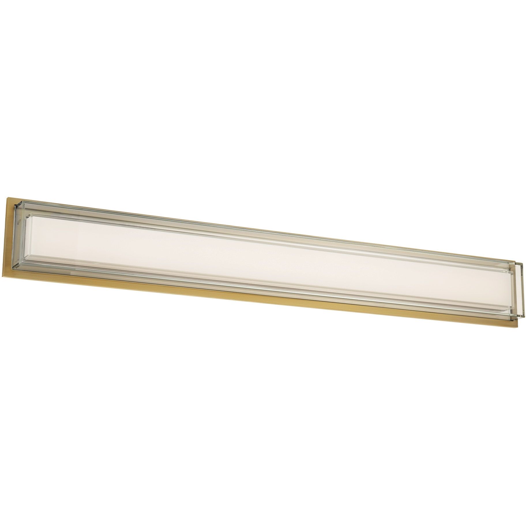 Ice Bar LED 2.9 inch Aged Brass ADA Indoor Wall Lighting in 3000K