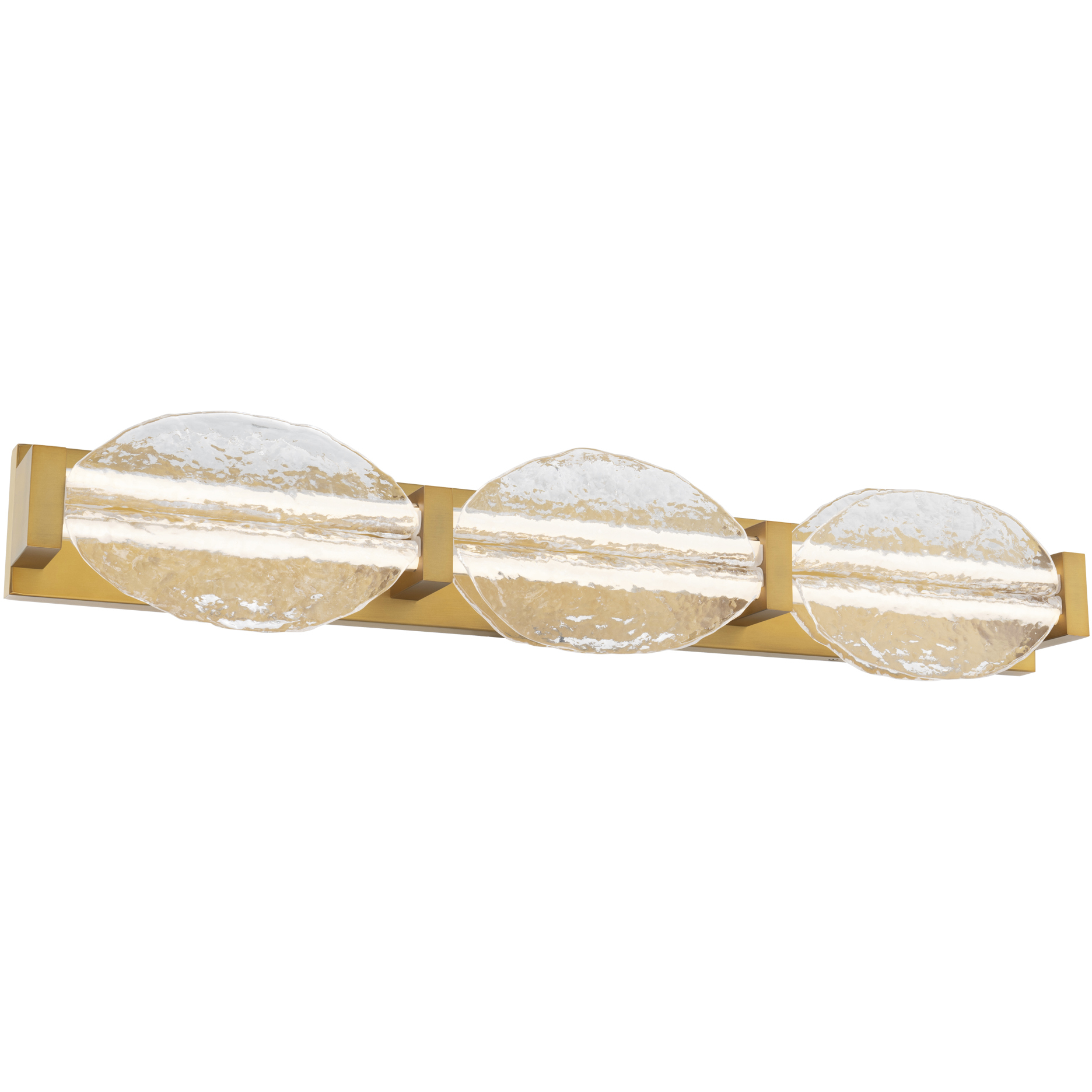 Deco LED 4 inch Aged Brass ADA Indoor Wall Lighting in 3000K