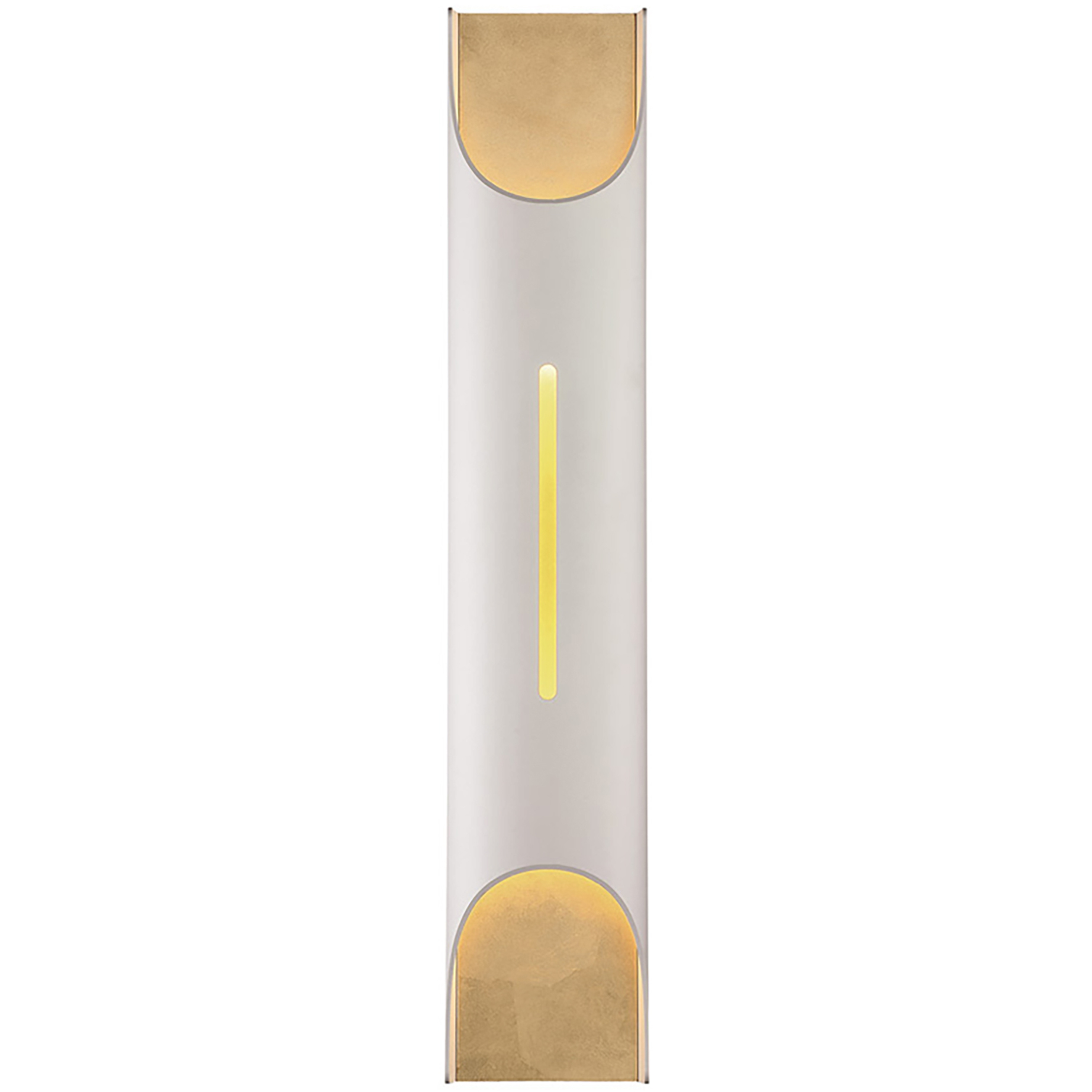 Mulholland LED 4 inch White Gold Leaf ADA Wall Sconce Wall Light