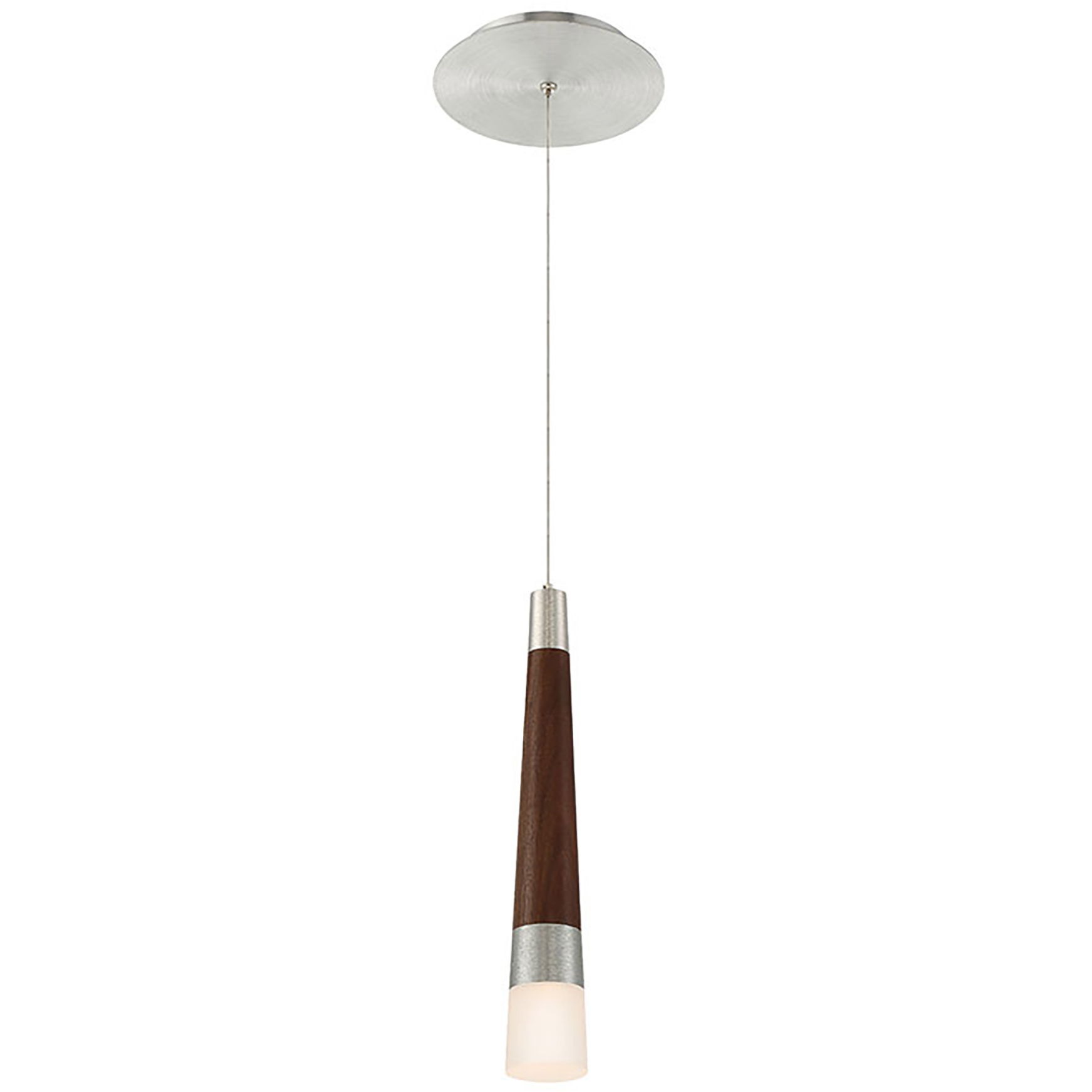 Padron LED 2 inch Dark Walnut Pendant Ceiling Light