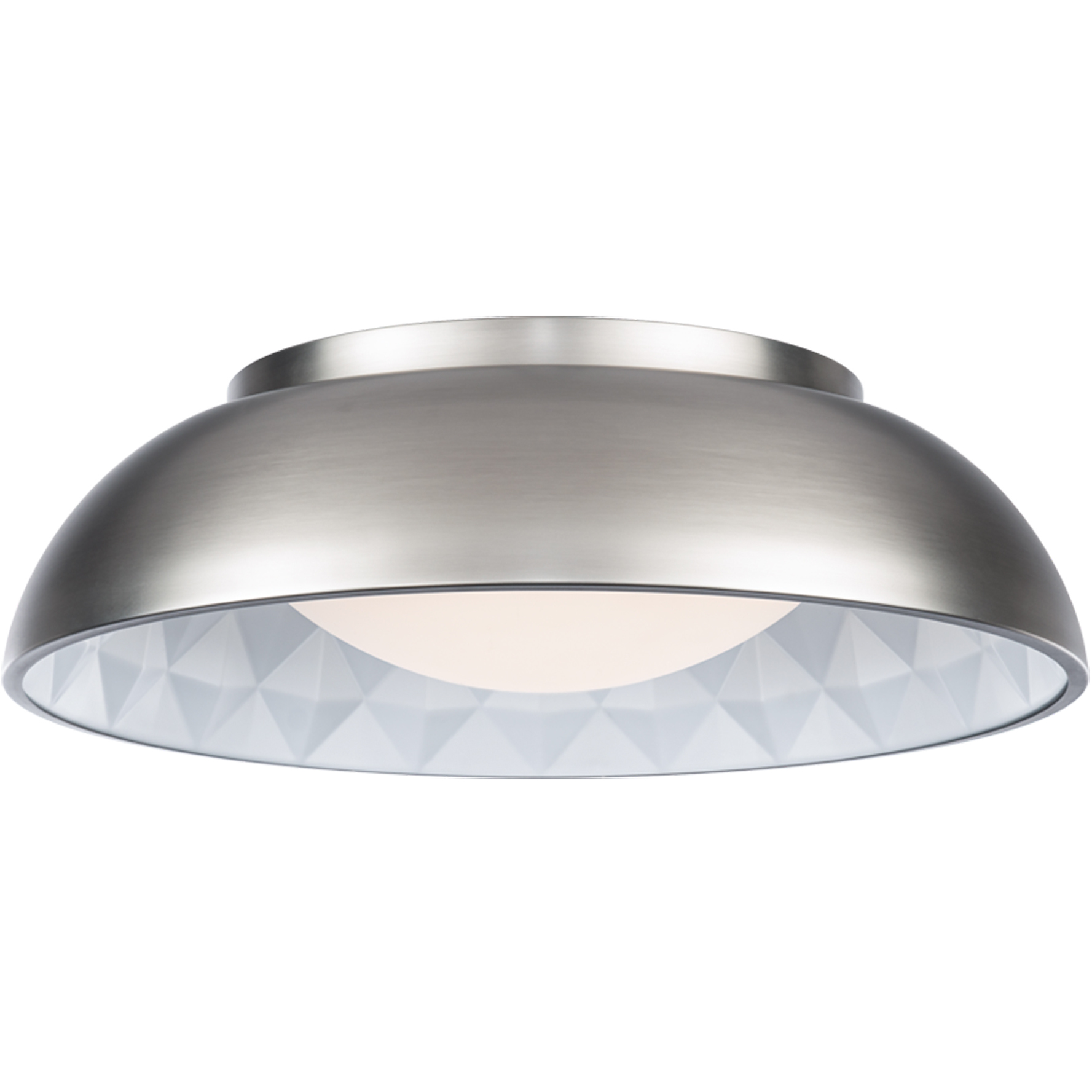 Prisma LED 18 inch Brushed Nickel Flush Mount Ceiling Light