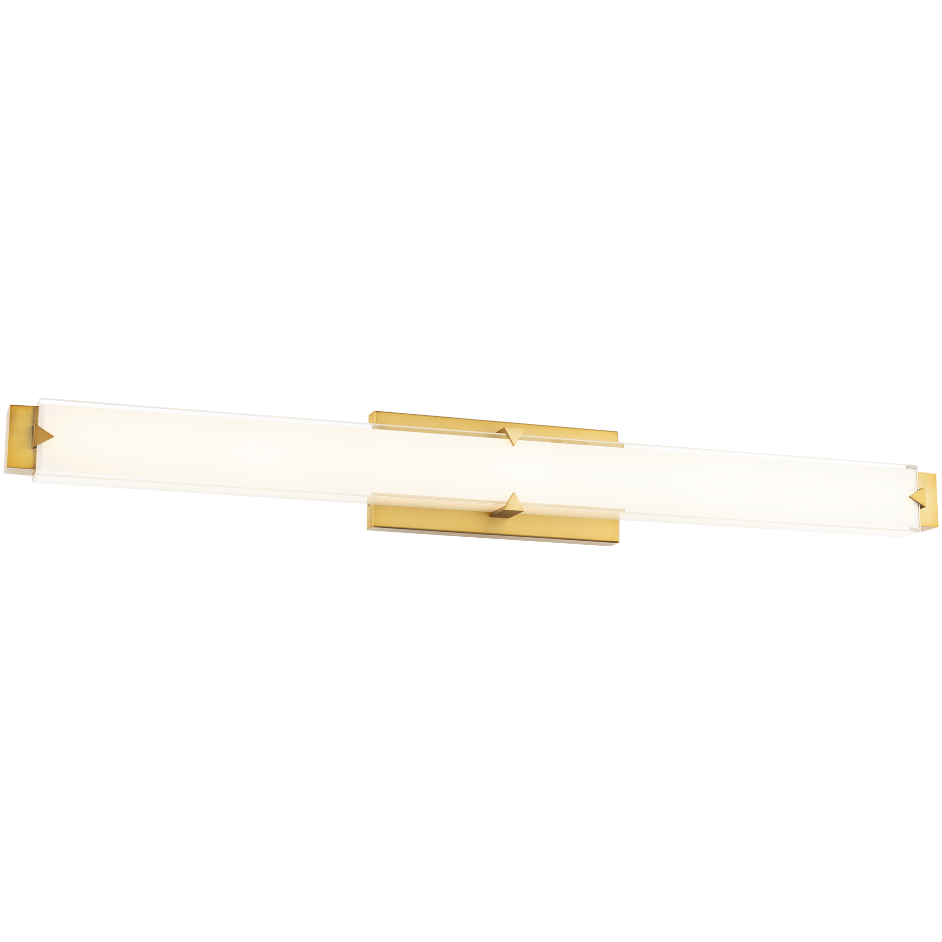 Carlisle LED 2.5 inch Aged Brass ADA Indoor Wall Lighting in 2700K