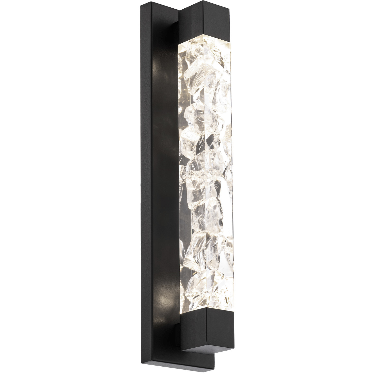 Terra 1 Light 20 inch Black Vanity Bath Light Wall Light