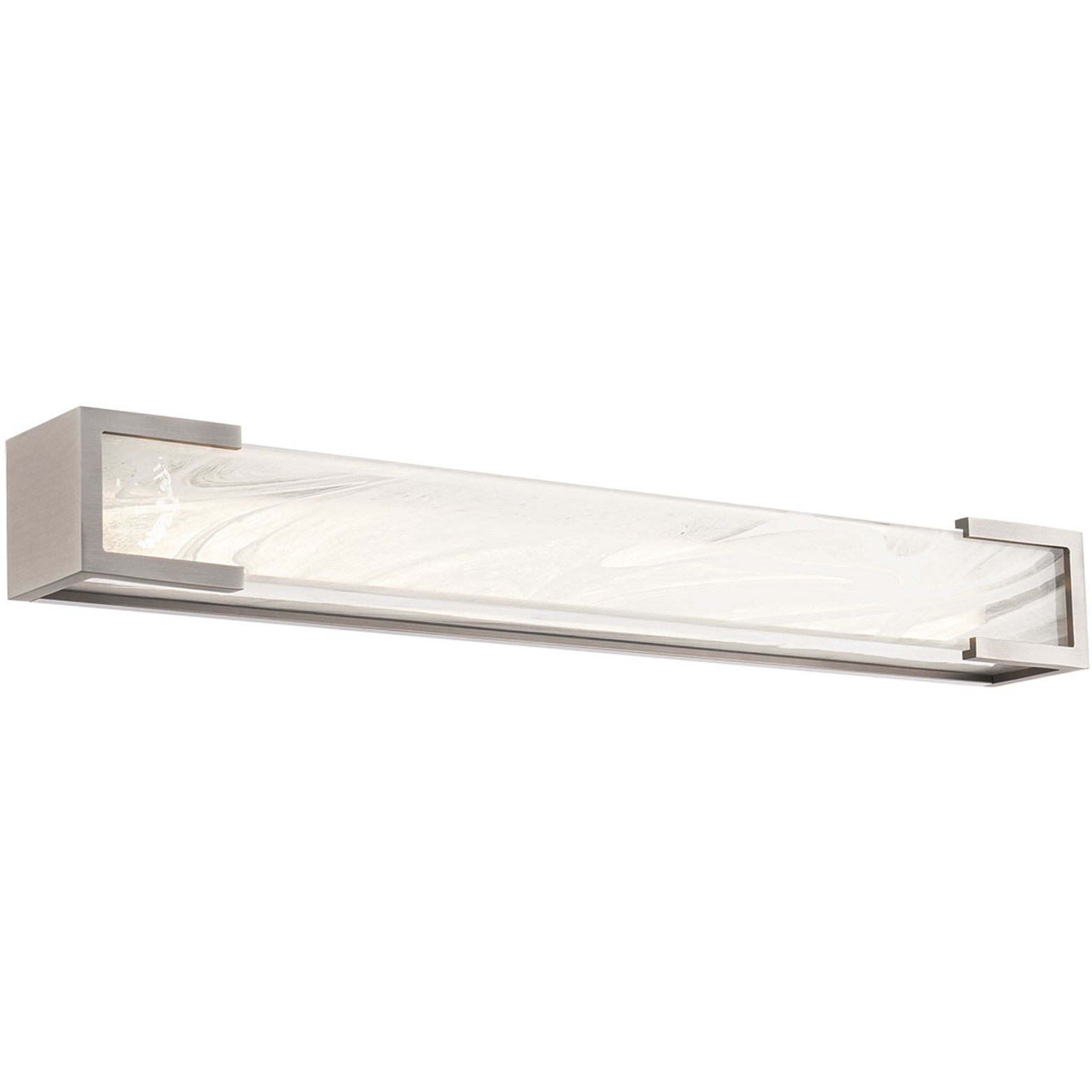 Frozen Zone LED 24 inch Brushed Nickel Bath Vanity & Wall Light