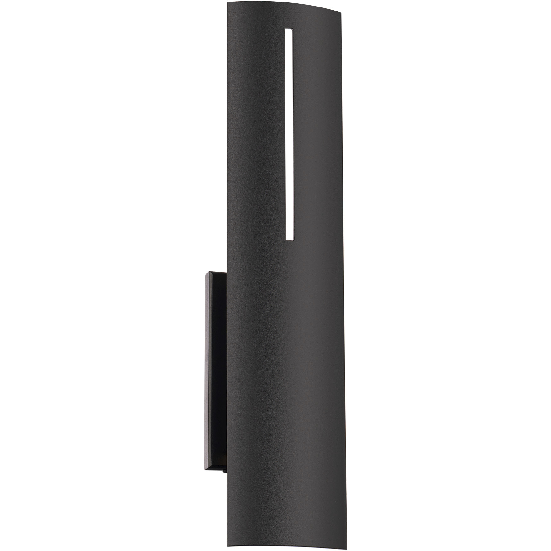 Aegis 1 Light 20 inch Black Outdoor Wall Light in 4000K