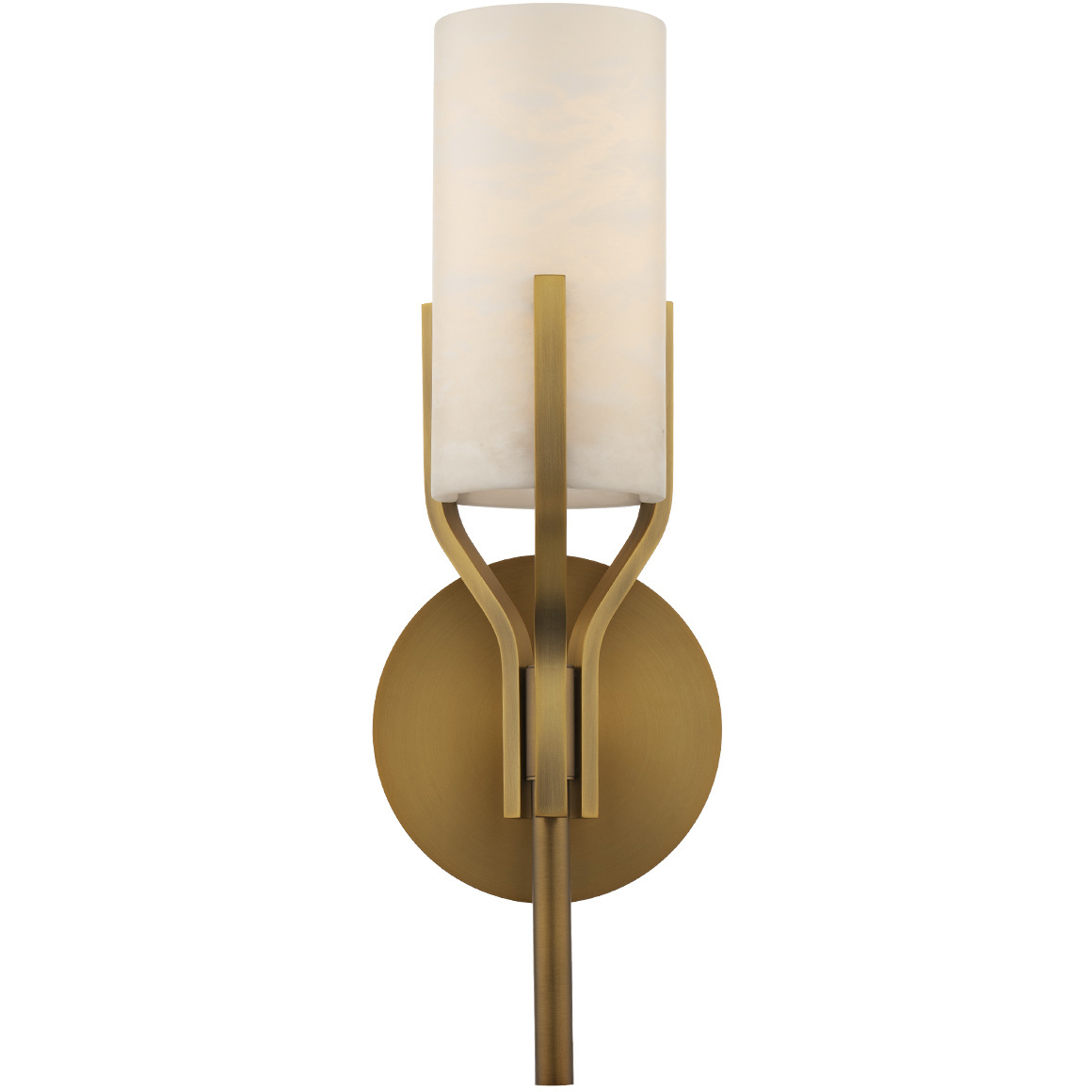 Firenze 1 Light Aged Brass Wall Sconce Wall Light