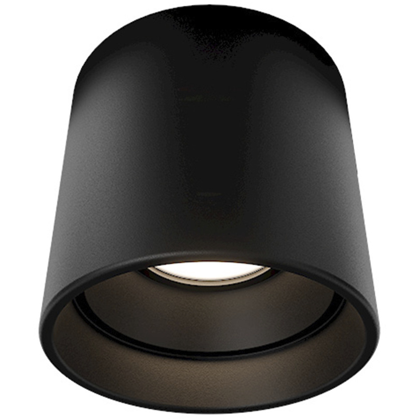 Kube LED 3.5 inch Black Outdoor Flush Mount