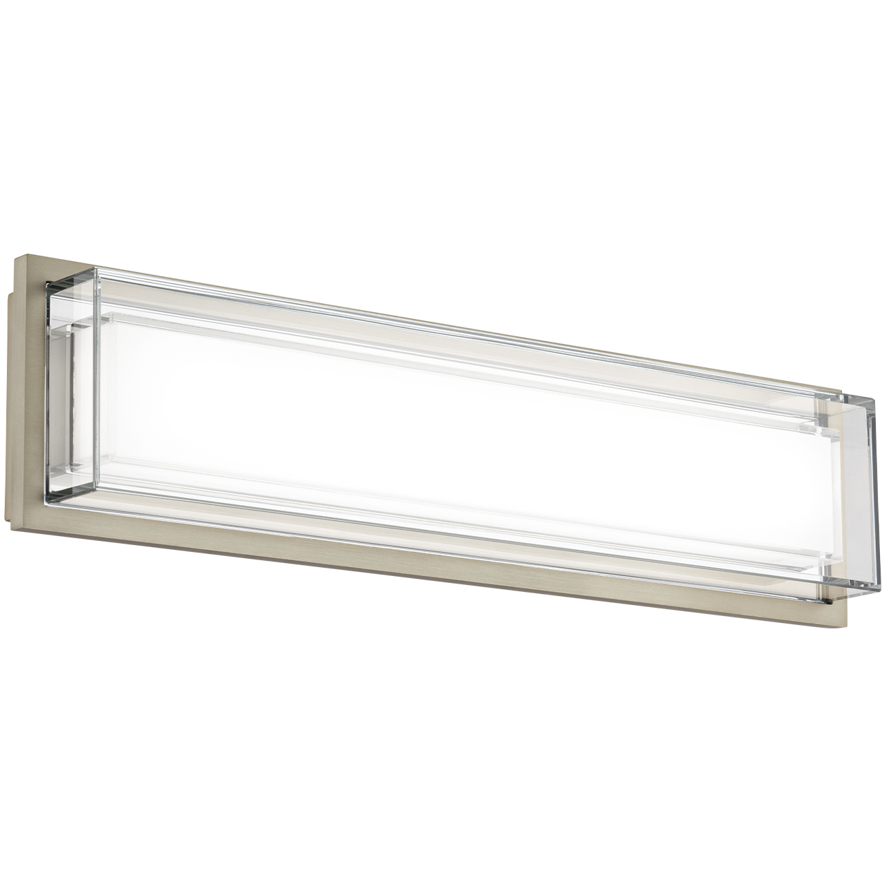 Ice Bar LED 2.9 inch Brushed Nickel ADA Indoor Wall Lighting in 3000K