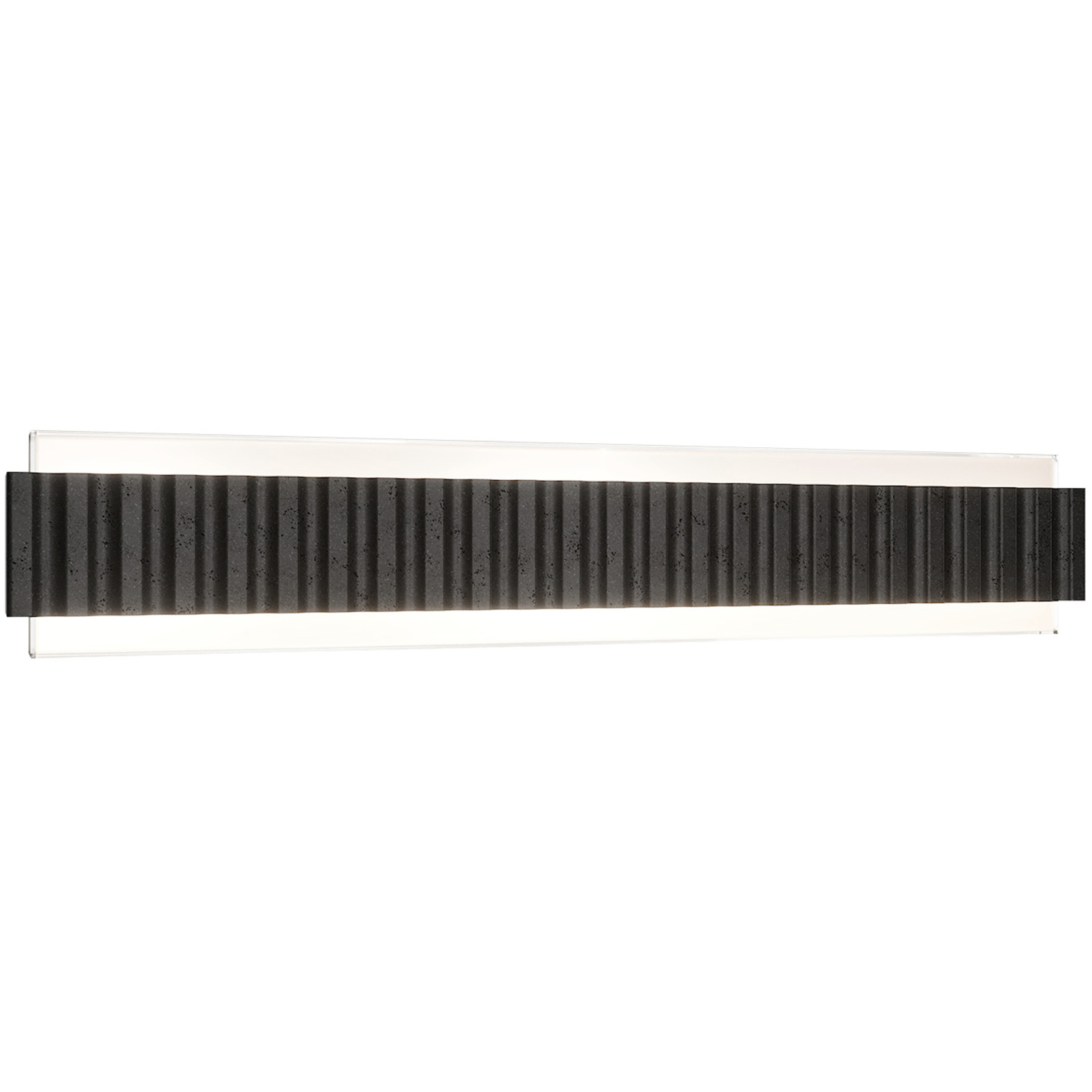 Magnate LED 27 inch Basalt Stone and Black Bath Vanity & Wall Light