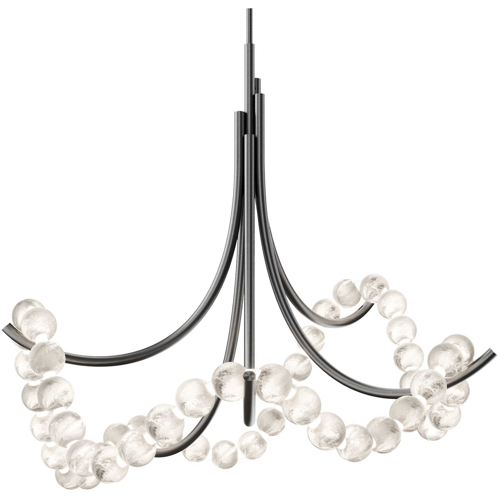 Parel LED 37 inch Antique Nickel Pendant Ceiling Light