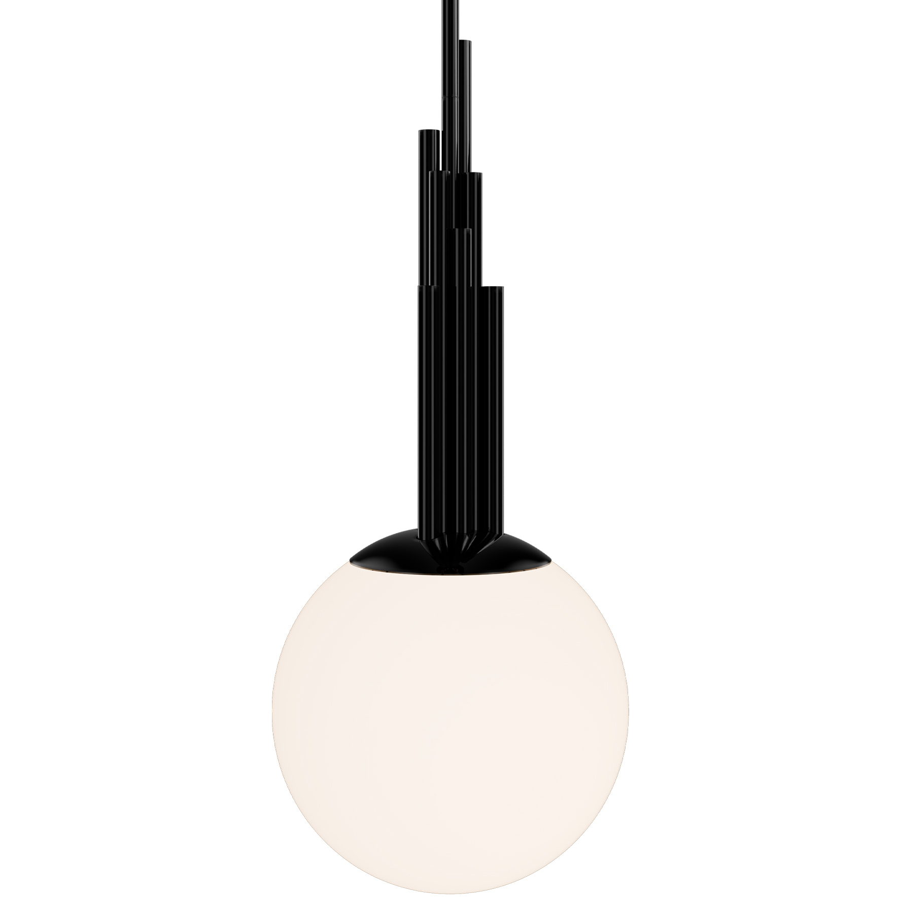 Sybil LED 9.9 inch Polished Black Nickel Indoor Hanging Lighting Ceiling Light in 2700K