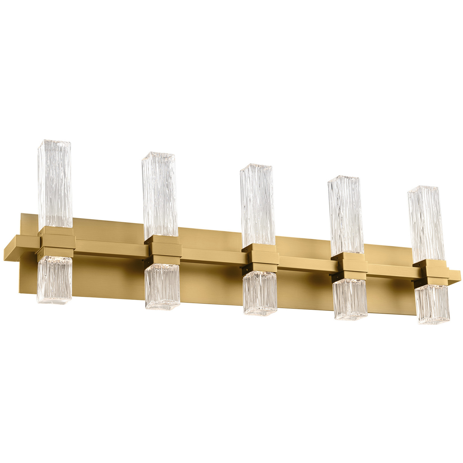 Cinaplex LED 31 inch Aged Brass Bath Vanity & Wall Light