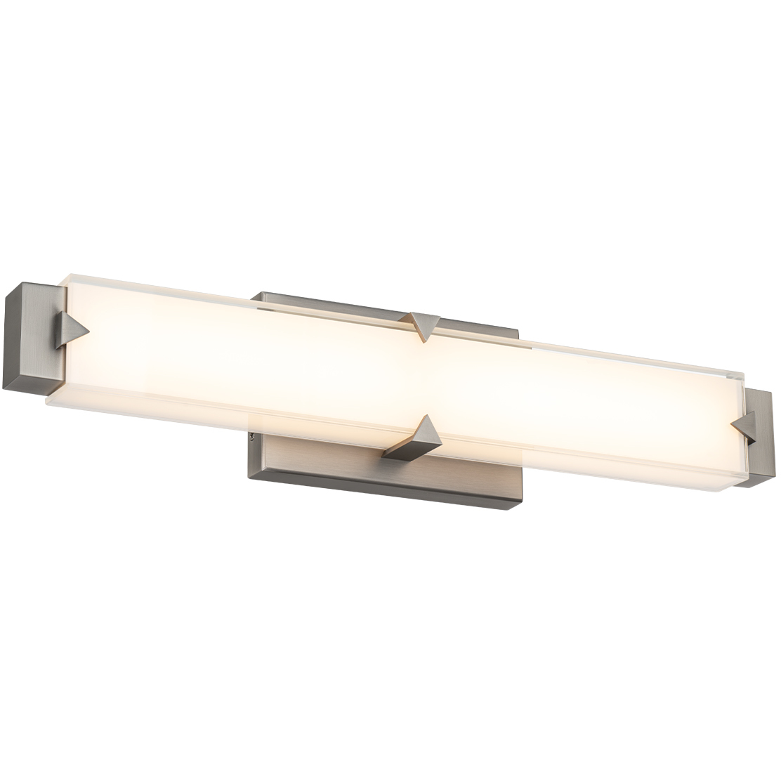 Carlisle LED 2.5 inch Brushed Nickel ADA Indoor Wall Lighting in 2700K