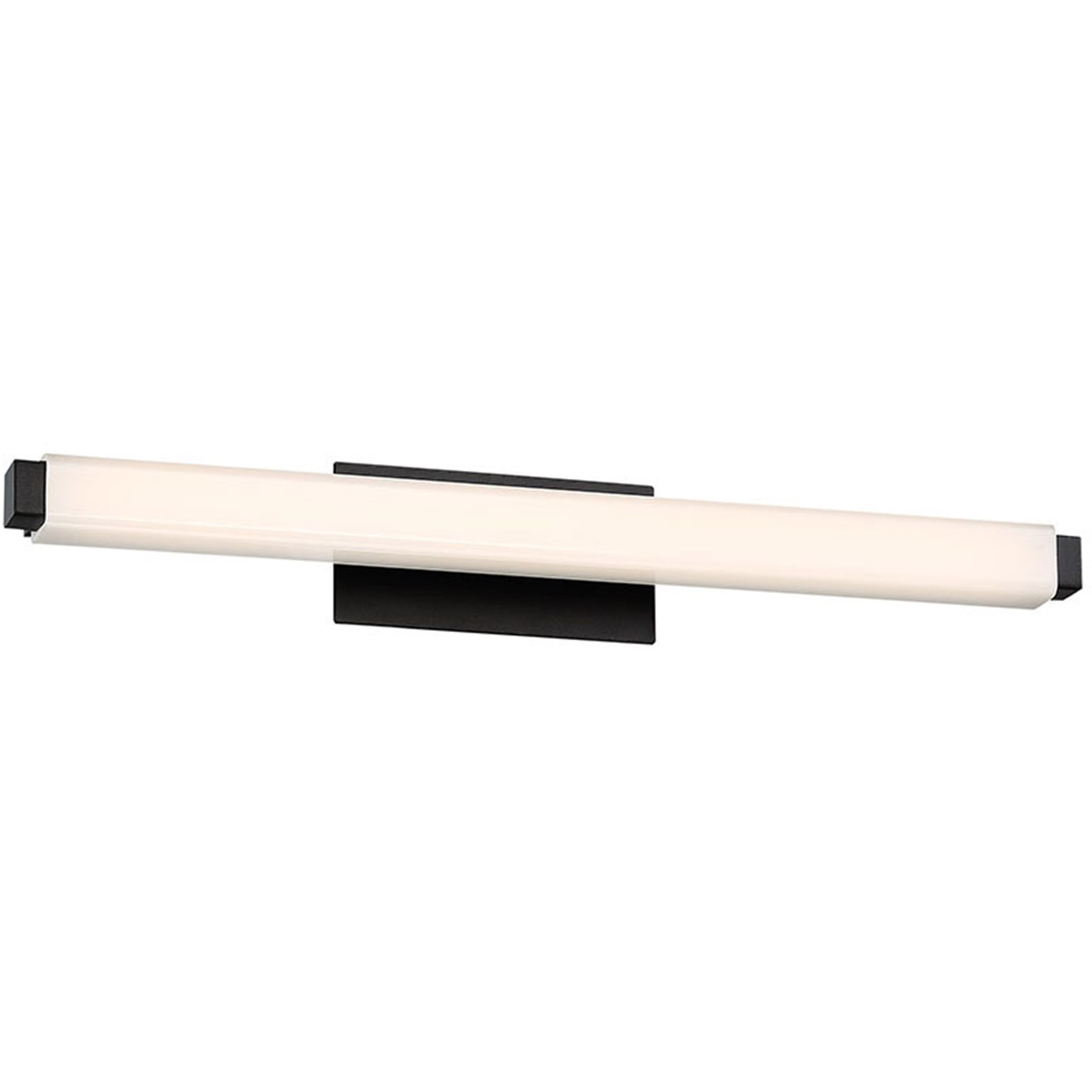 Mini Vogue LED 19.75 inch Black Bath Vanity & Wall Light in 2700K, 18in.