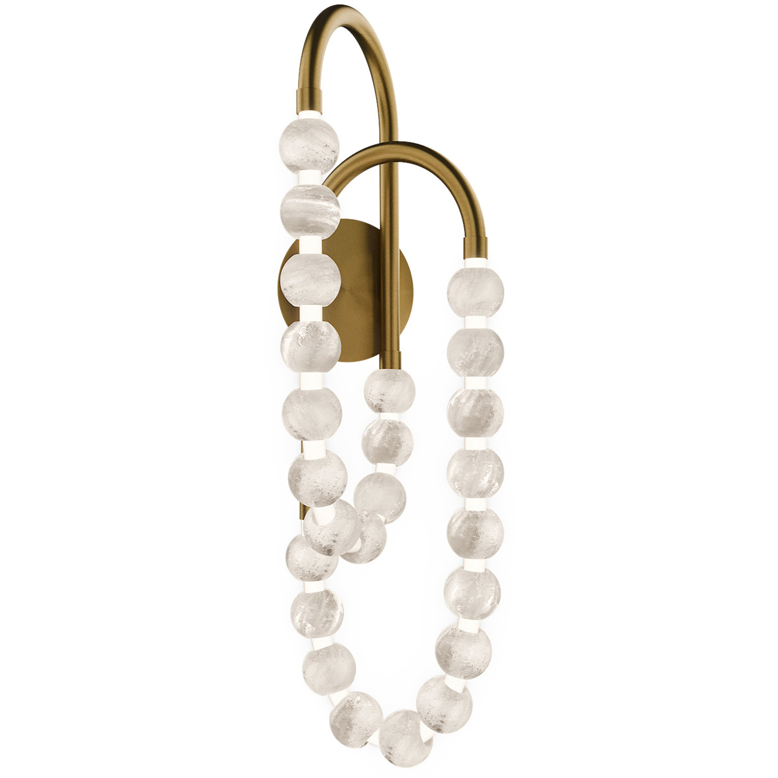 Parel LED 7 inch Aged Brass Wall Sconce Wall Light